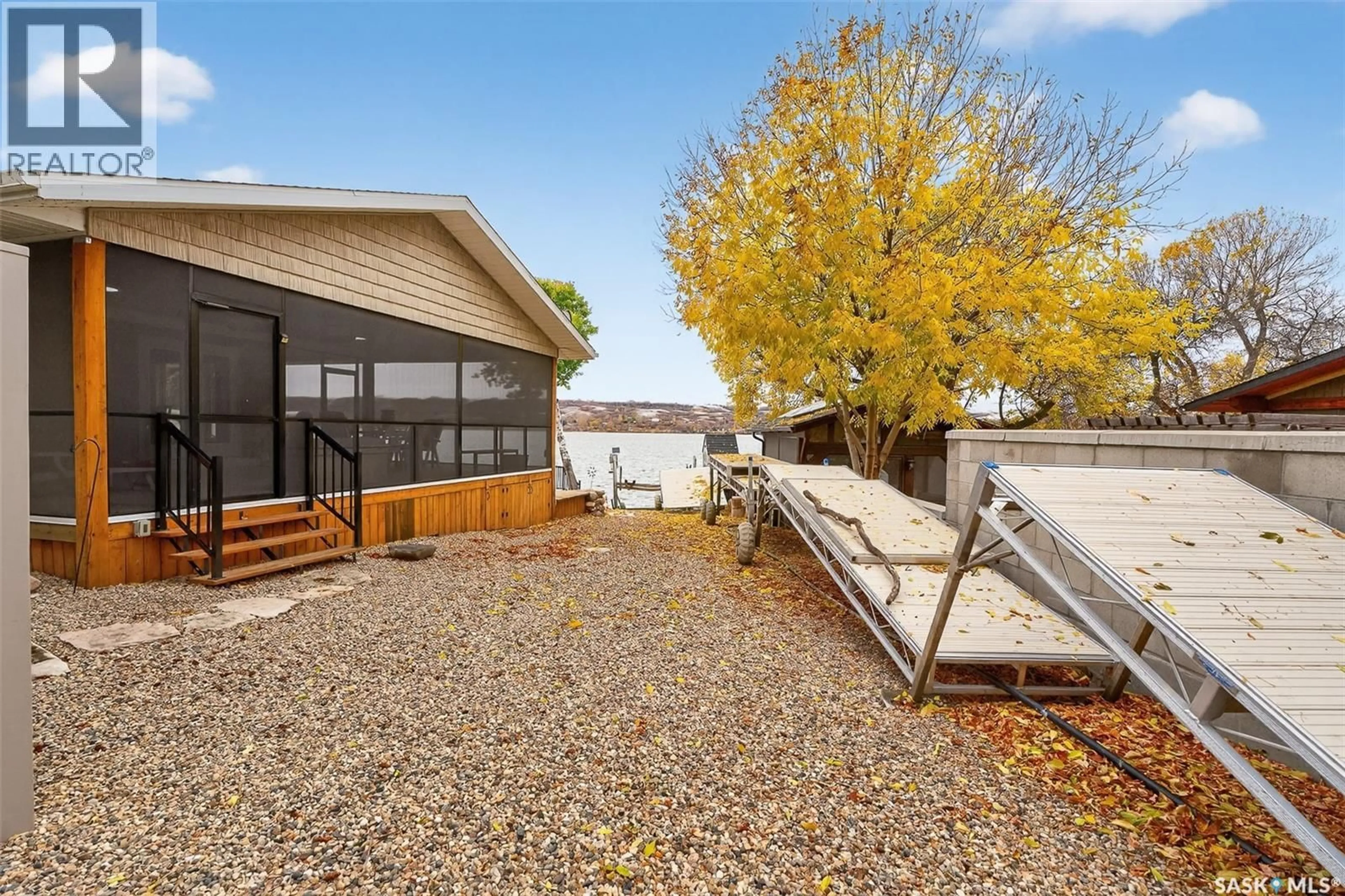 Patio, water/lake/river/ocean view for 367 DANIEL DRIVE, North Grove Saskatchewan S6H4P4