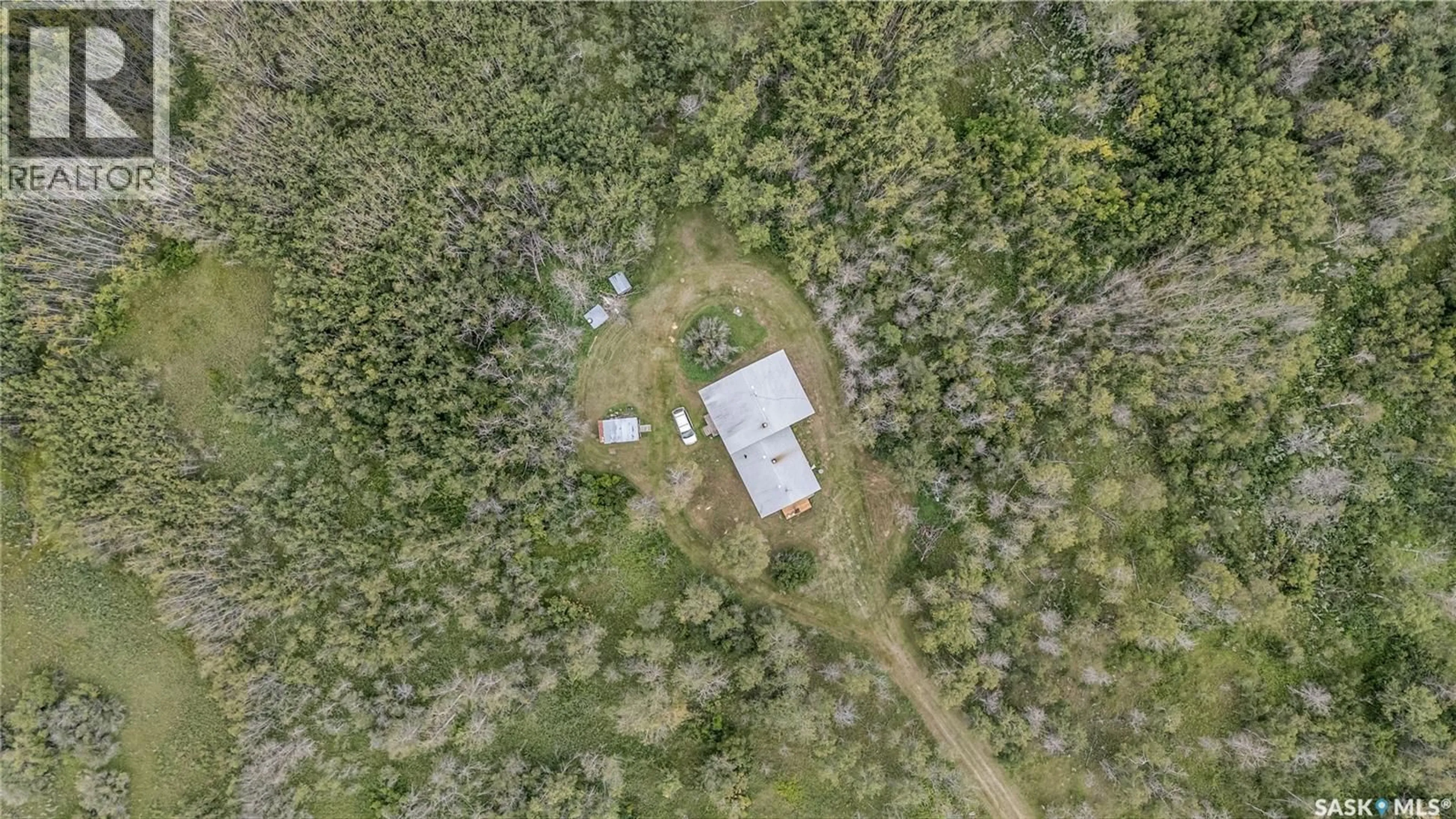 A pic from outside/outdoor area/front of a property/back of a property/a pic from drone, forest/trees view for KONDRA ACREAGE, Corman Park Rm No. 344 Saskatchewan S7K3J5