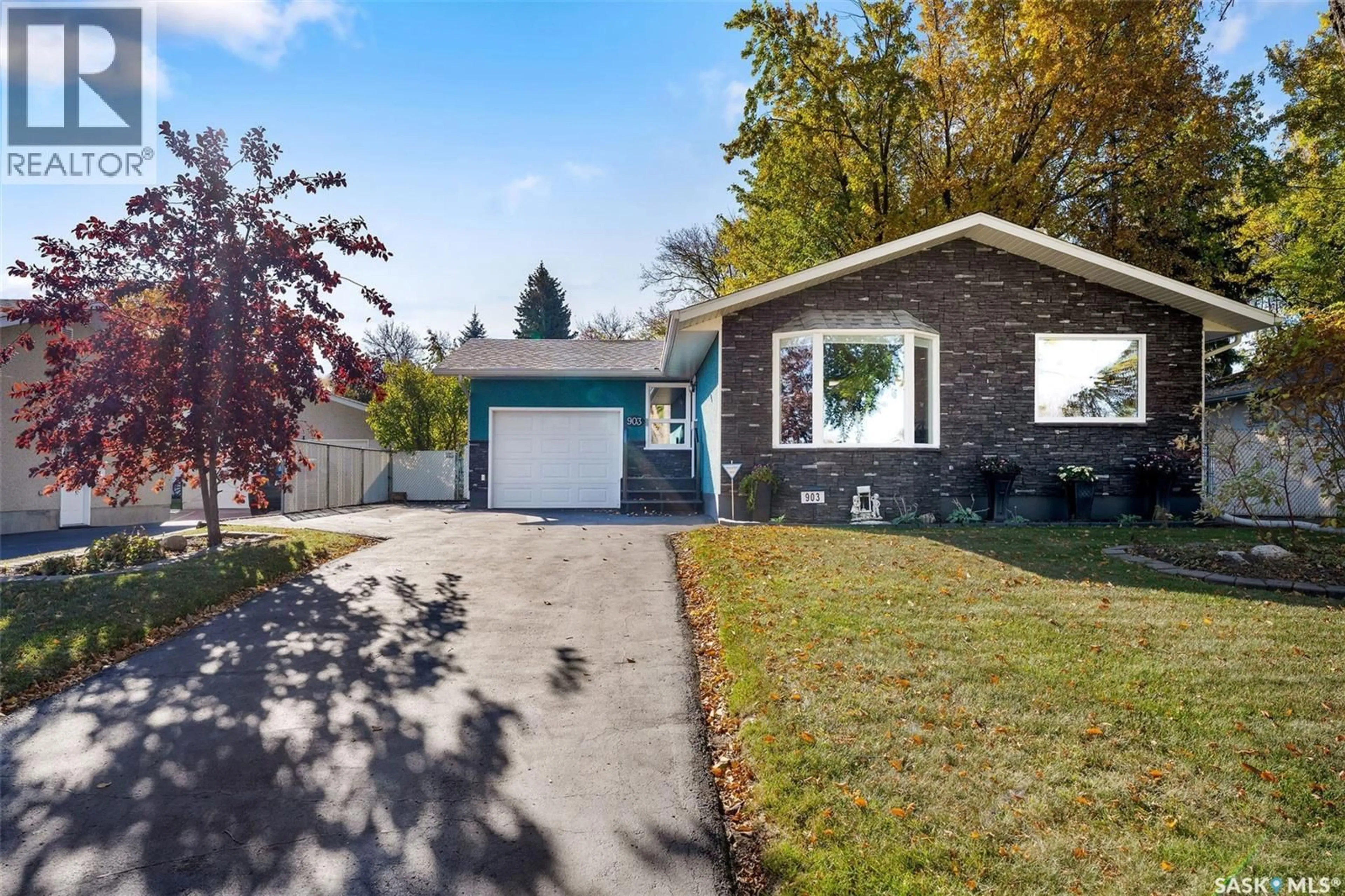 Home with vinyl exterior material, street for 903 BRANION DRIVE, Prince Albert Saskatchewan S6V2S6