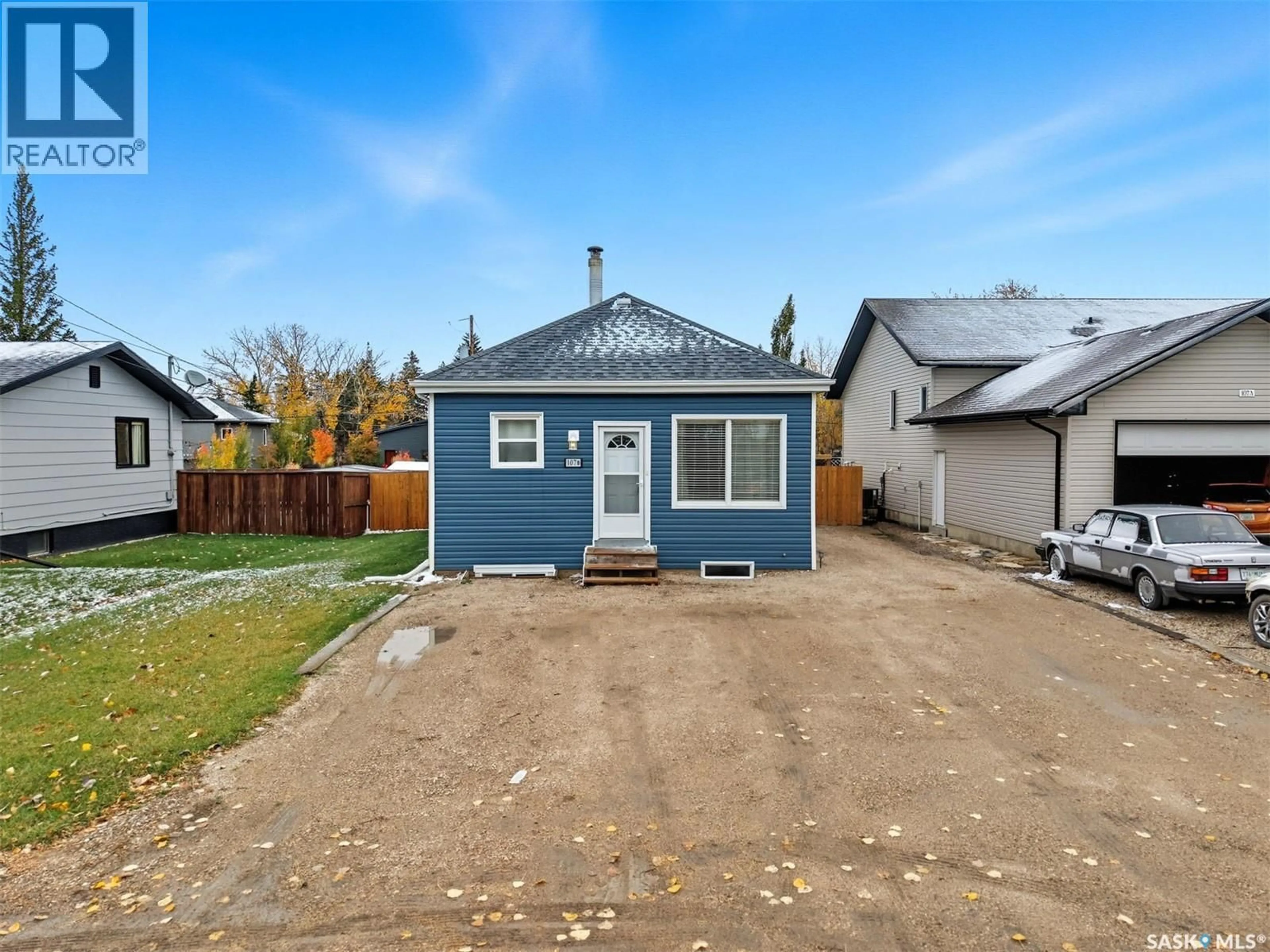 A pic from outside/outdoor area/front of a property/back of a property/a pic from drone, street for 107b JACKSON AVENUE, Aberdeen Saskatchewan S0K0A0