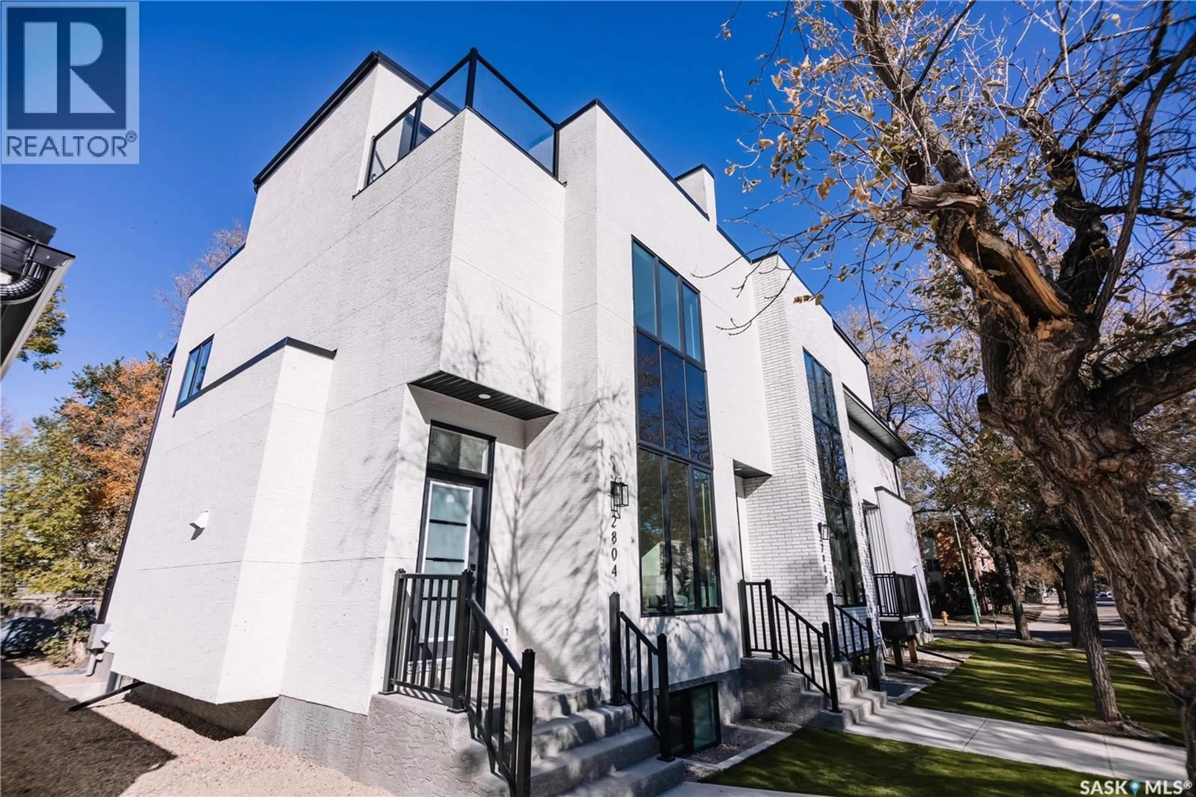 Home with brick exterior material, street for 2804 14TH AVENUE, Regina Saskatchewan S4T5S8