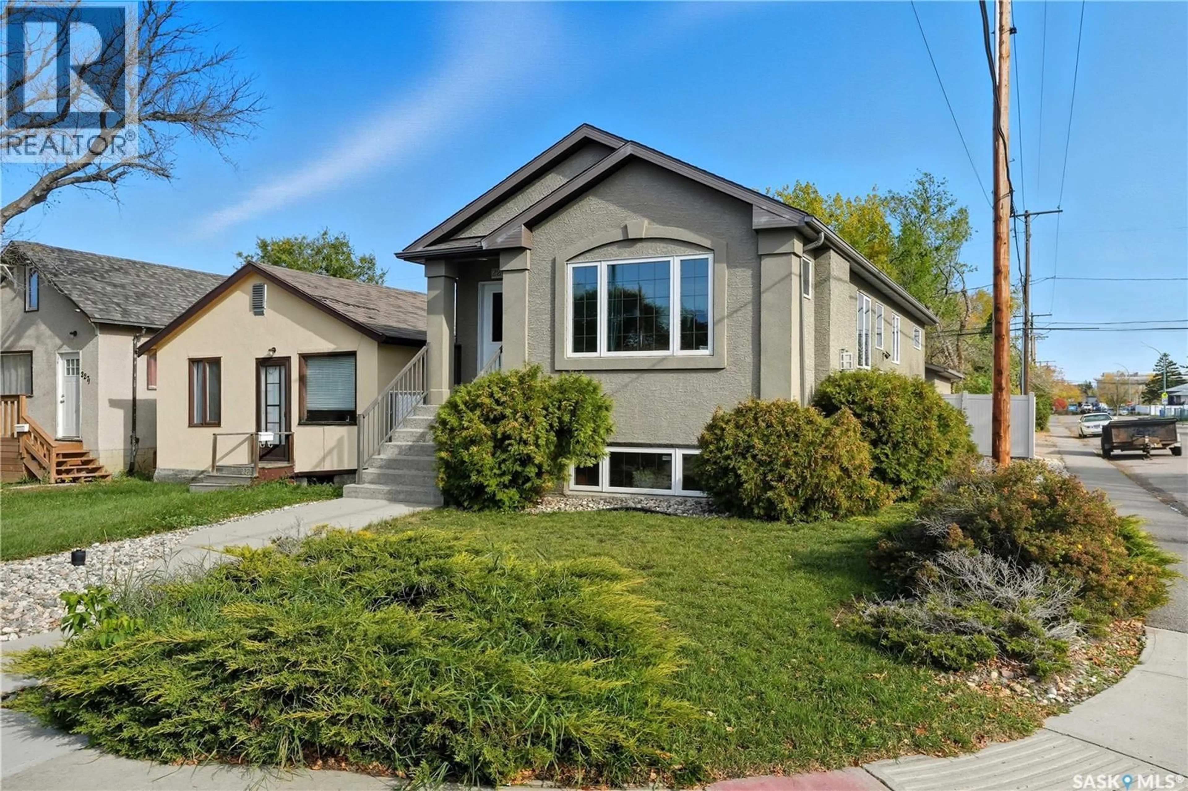 Home with vinyl exterior material, street for 2279 MACKAY STREET, Regina Saskatchewan S4N2S9