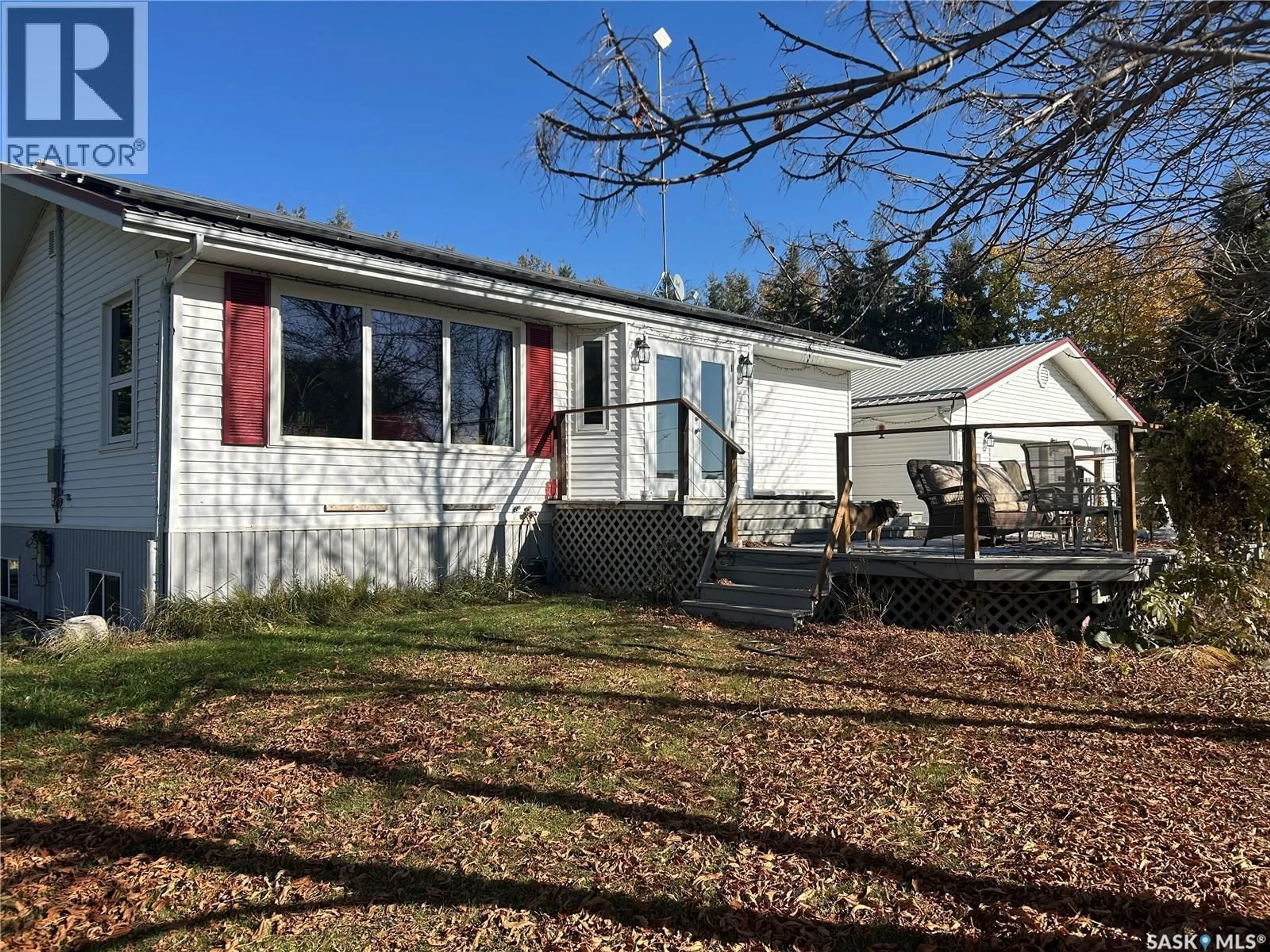 A pic from outside/outdoor area/front of a property/back of a property/a pic from drone, street for KRUEGER ACREAGE, Fletts Springs Rm No. 429 Saskatchewan S0K3V0