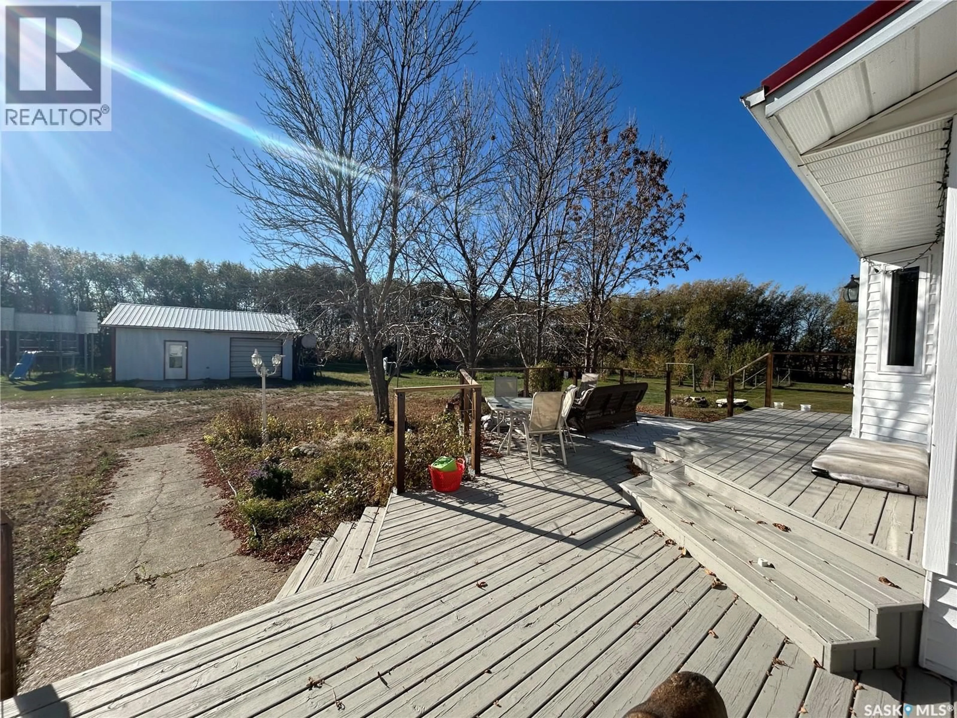 A pic from outside/outdoor area/front of a property/back of a property/a pic from drone, water/lake/river/ocean view for KRUEGER ACREAGE, Fletts Springs Rm No. 429 Saskatchewan S0K3V0