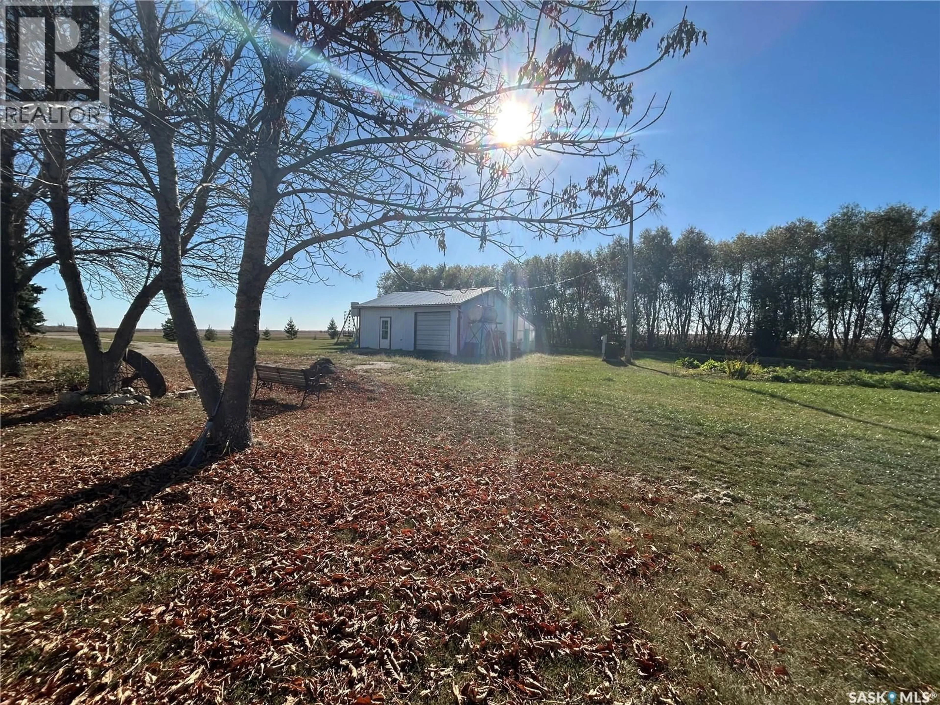 A pic from outside/outdoor area/front of a property/back of a property/a pic from drone, forest/trees view for KRUEGER ACREAGE, Fletts Springs Rm No. 429 Saskatchewan S0K3V0