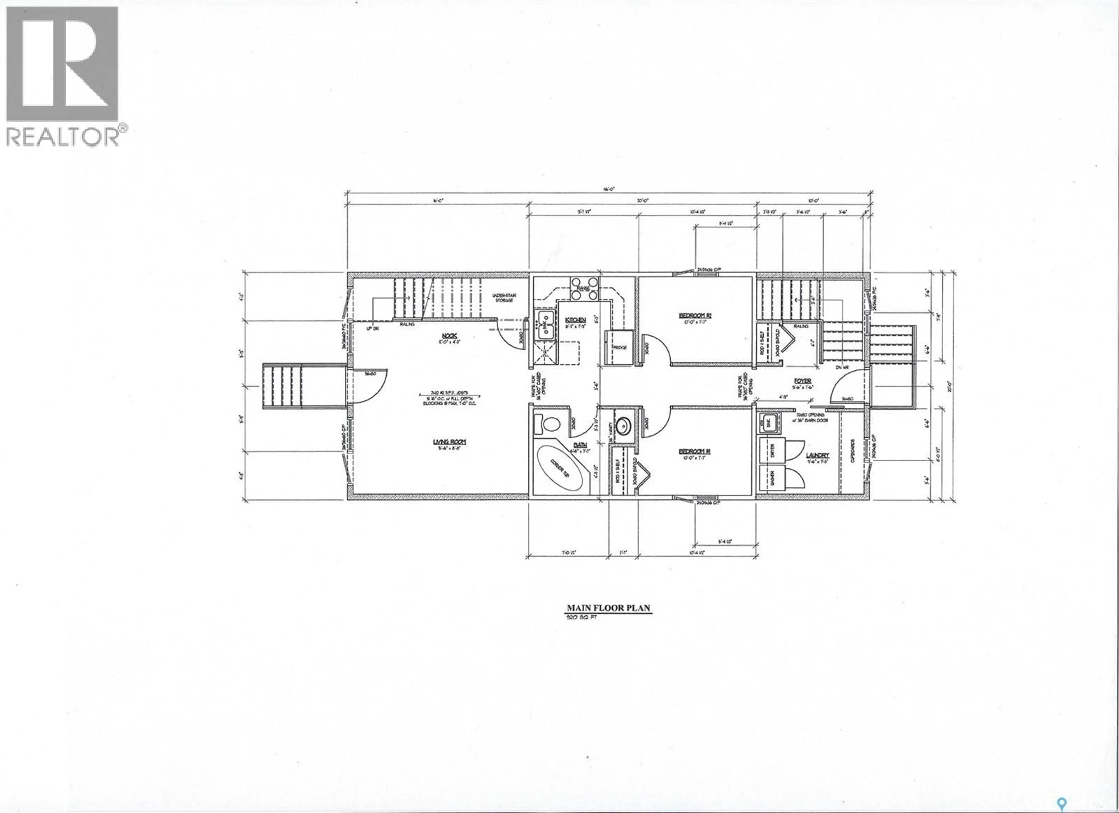 Floor plan for 1913 20TH STREET, Saskatoon Saskatchewan S7M1A3