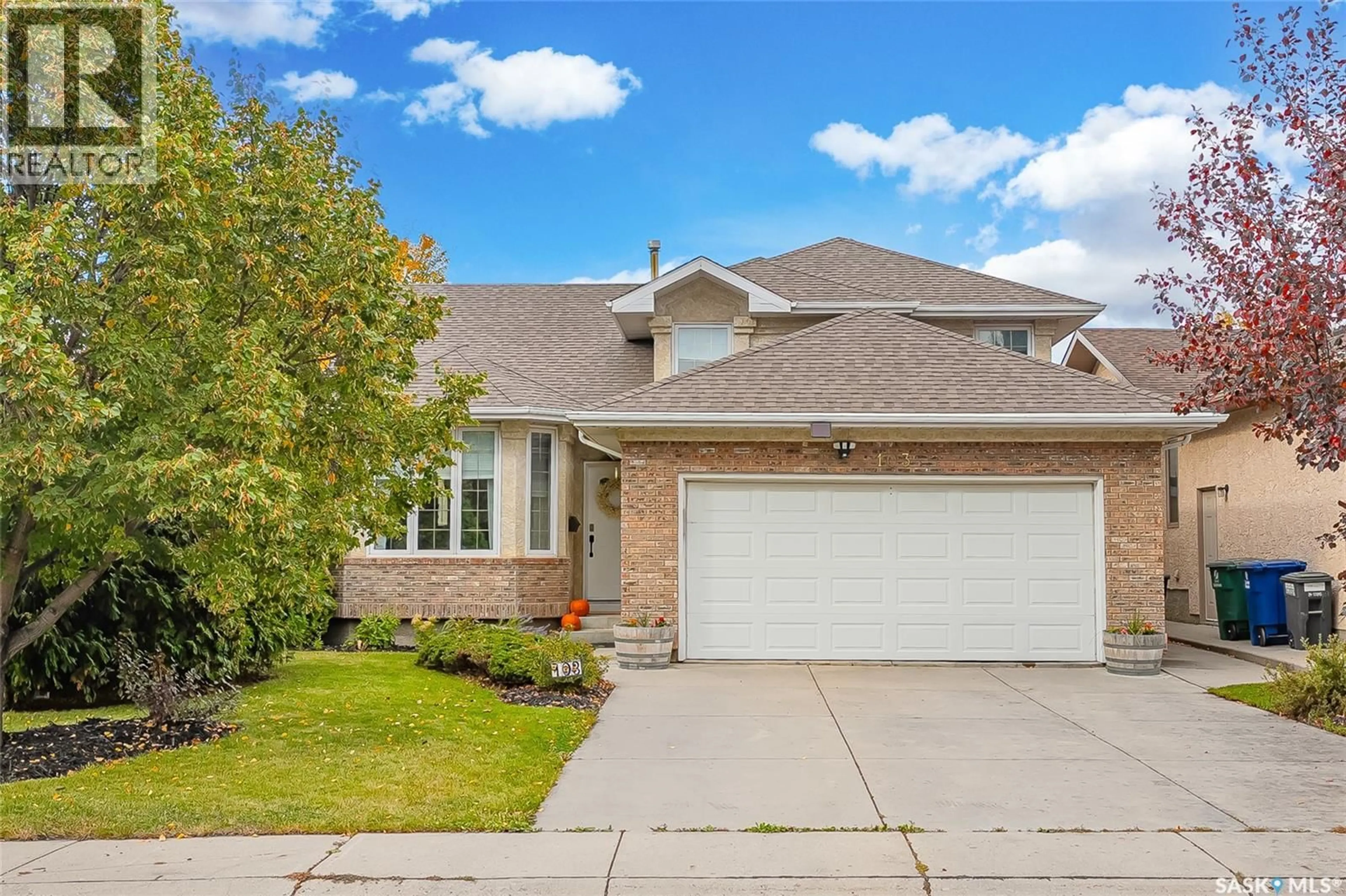 Home with brick exterior material, street for 103 BUDZ CRESCENT, Saskatoon Saskatchewan S7N4M5