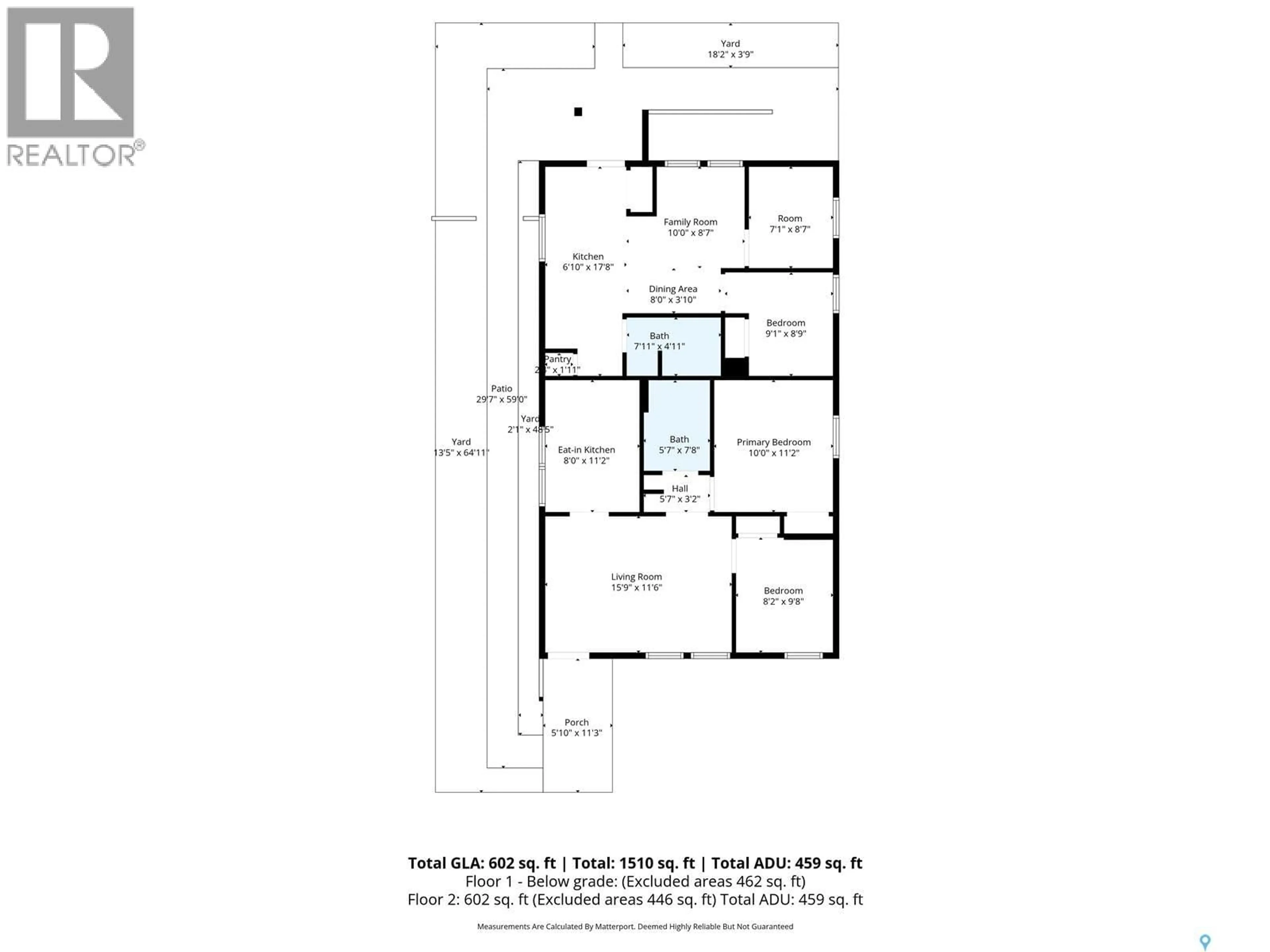 Floor plan for 3 MINTO PLACE, Saskatoon Saskatchewan S7L1C4