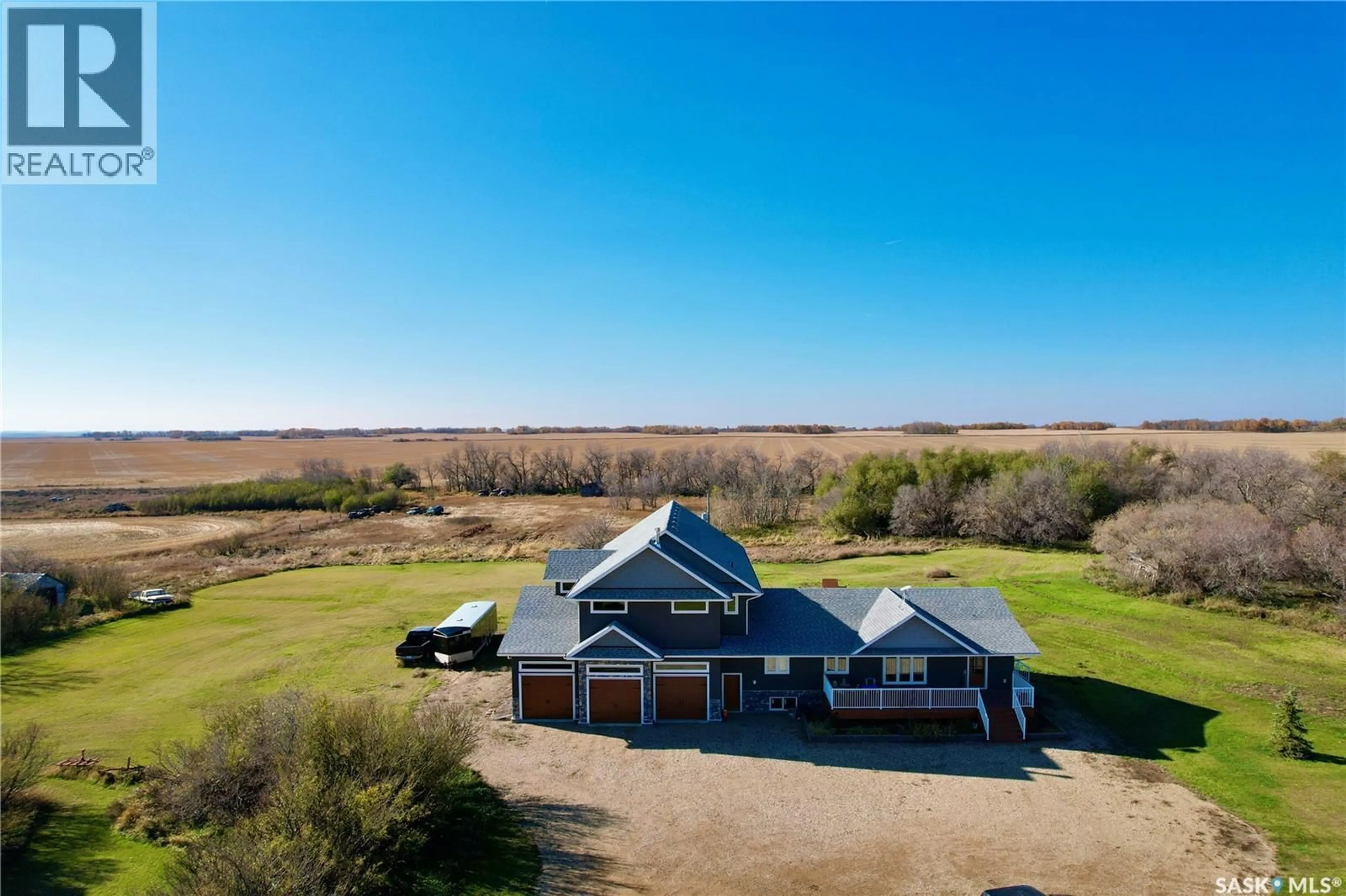 A pic from outside/outdoor area/front of a property/back of a property/a pic from drone, water/lake/river/ocean view for MCCONNEL ROAD, Blucher Rm No. 343 Saskatchewan S0K1M0
