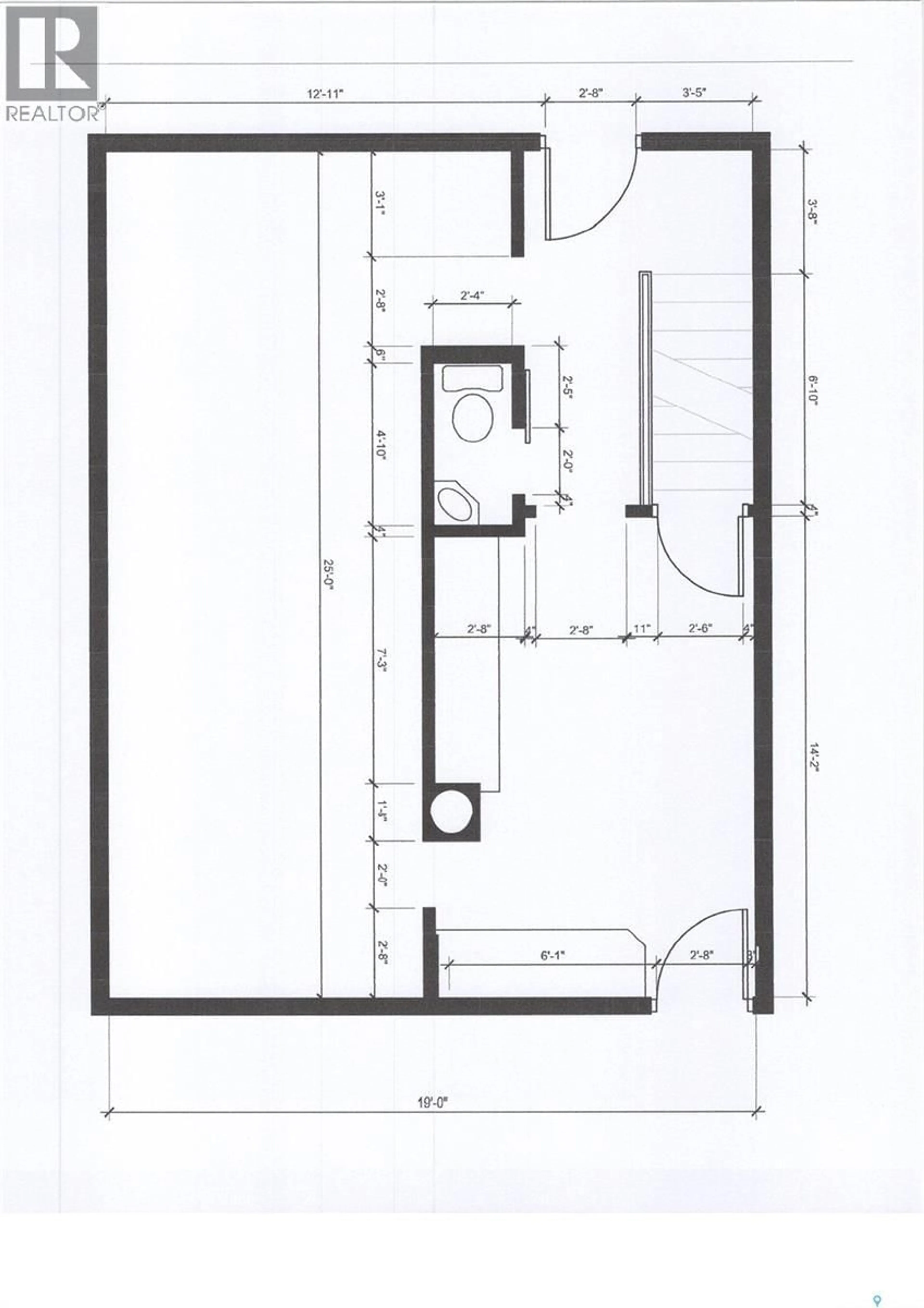 Floor plan for 2143 CAMERON STREET, Regina Saskatchewan S4T2V7