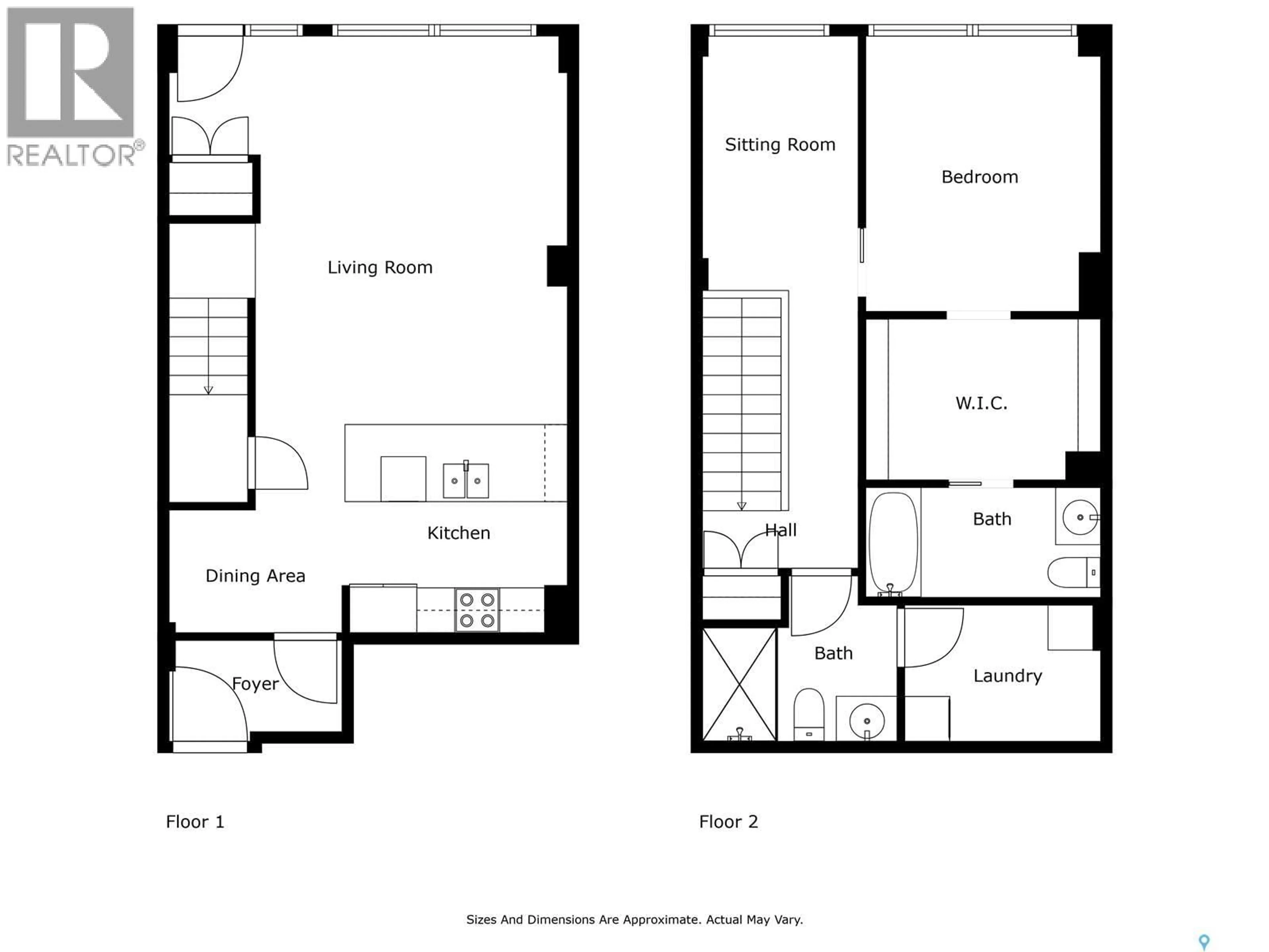 Floor plan for 103 - 2300 BROAD STREET, Regina Saskatchewan S4P1Y8