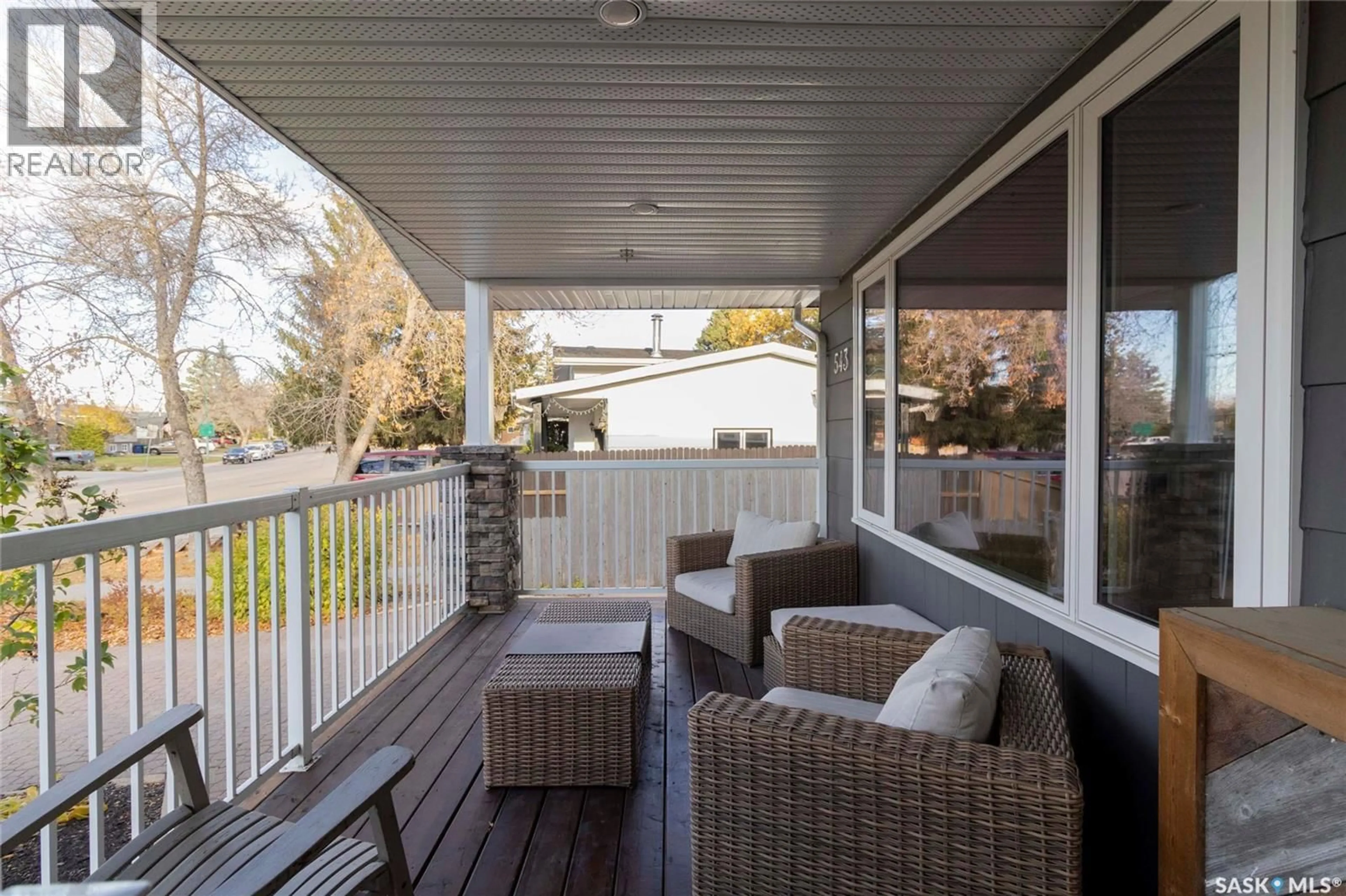 Patio, street for 543 REDBERRY ROAD, Saskatoon Saskatchewan S7K4S2