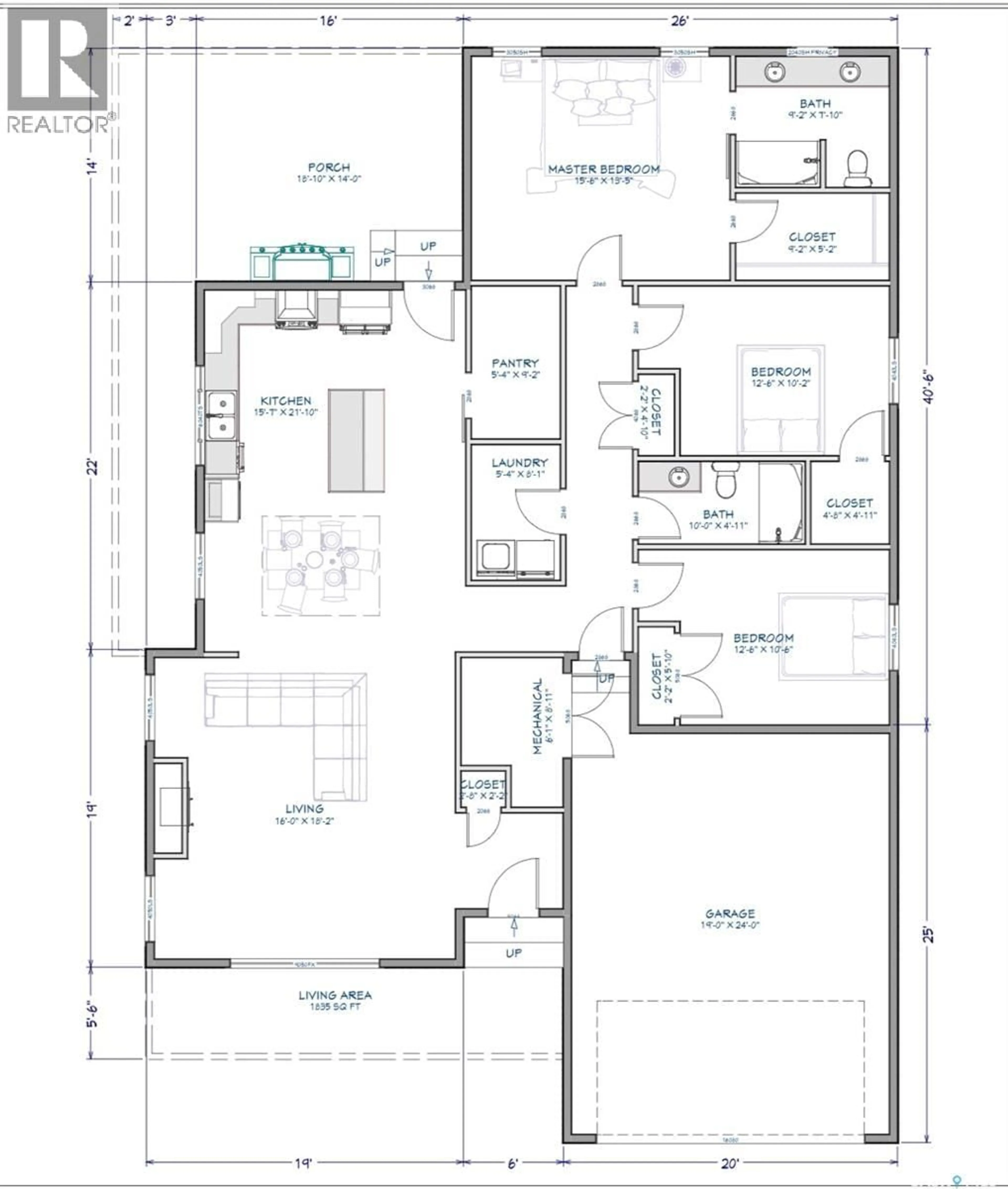 Floor plan for 21 MURRAYDALE CRESCENT, Maple Creek Saskatchewan S0N1N0