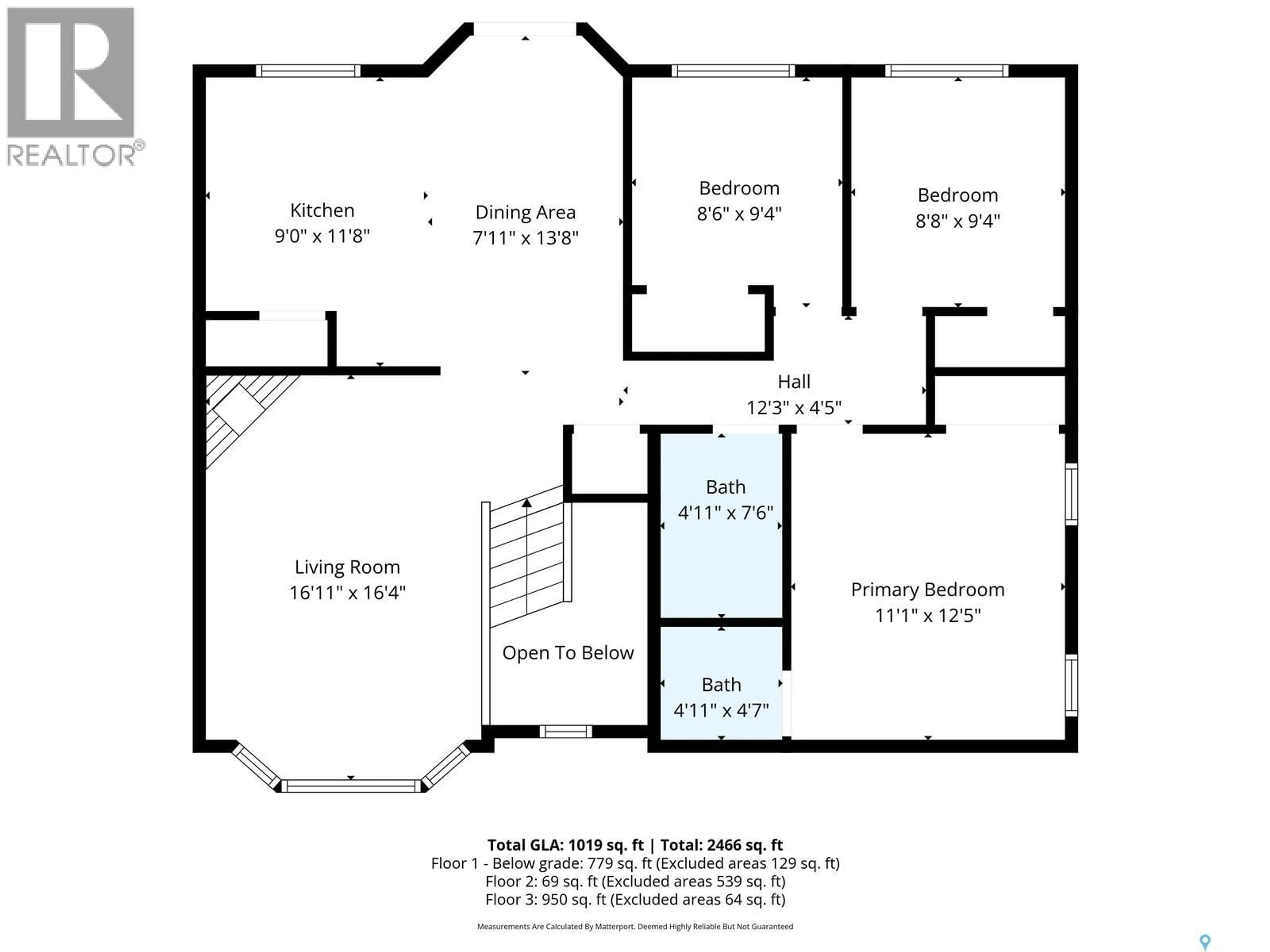 Floor plan for 6027 EHRLE CRESCENT, Regina Saskatchewan S4X4E6
