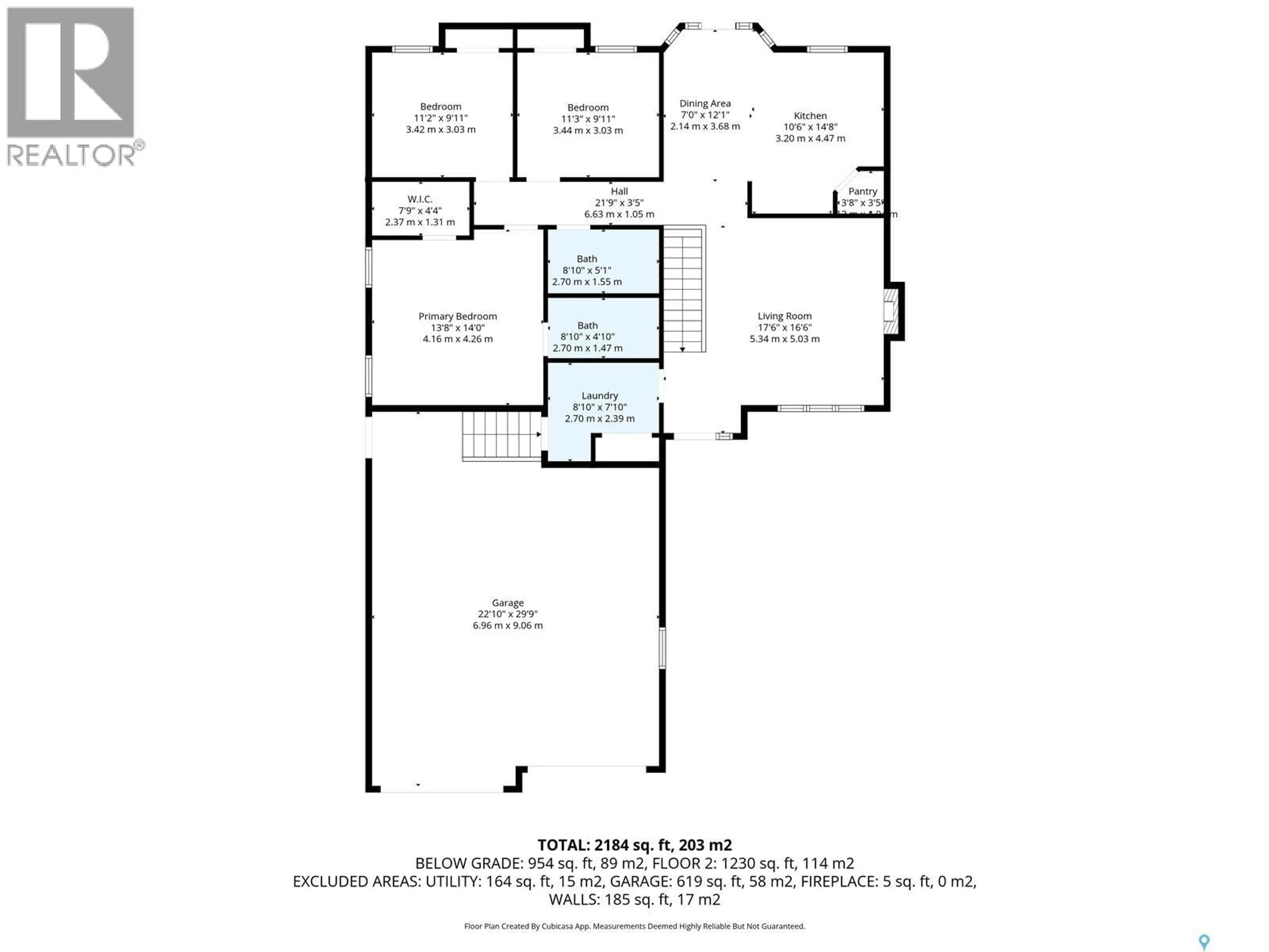 Floor plan for 223 GREENFIELD CRESCENT, Saskatoon Saskatchewan S7R0B5