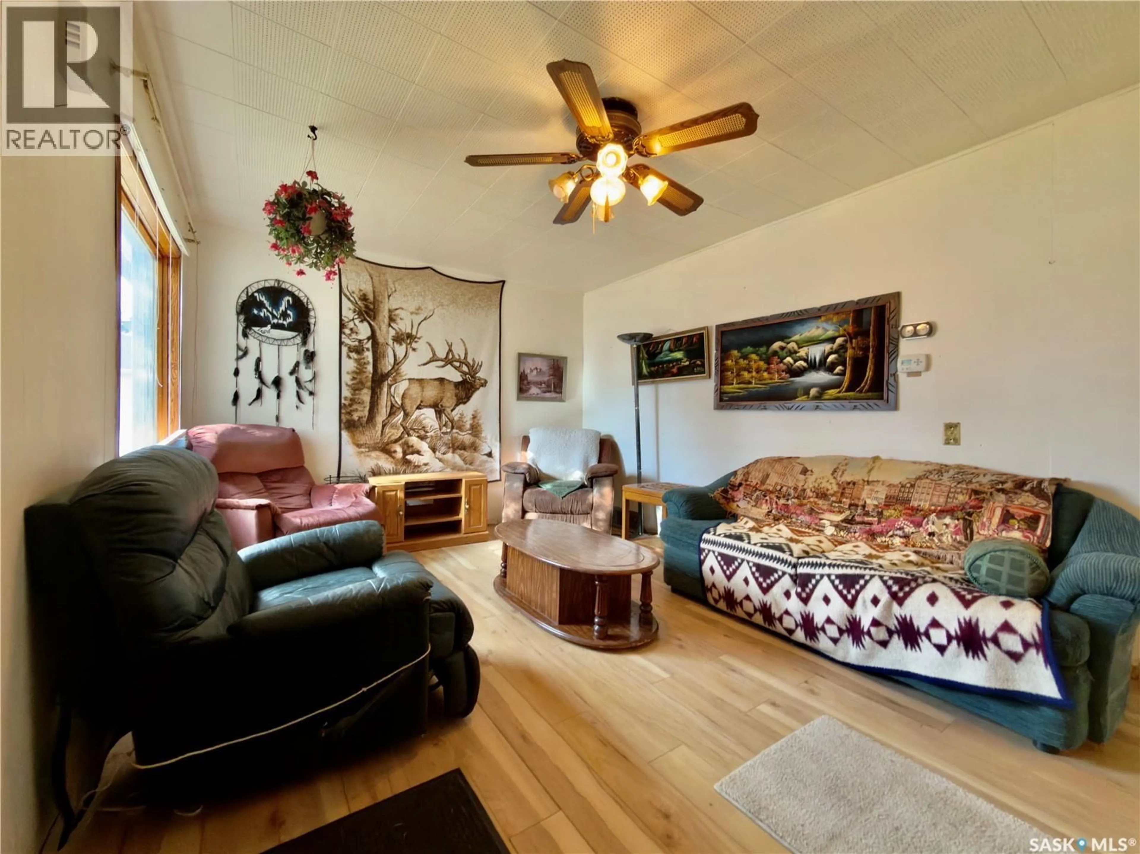 Living room with furniture, unknown for 120 3RD AVENUE, Margo Saskatchewan S0A2M0