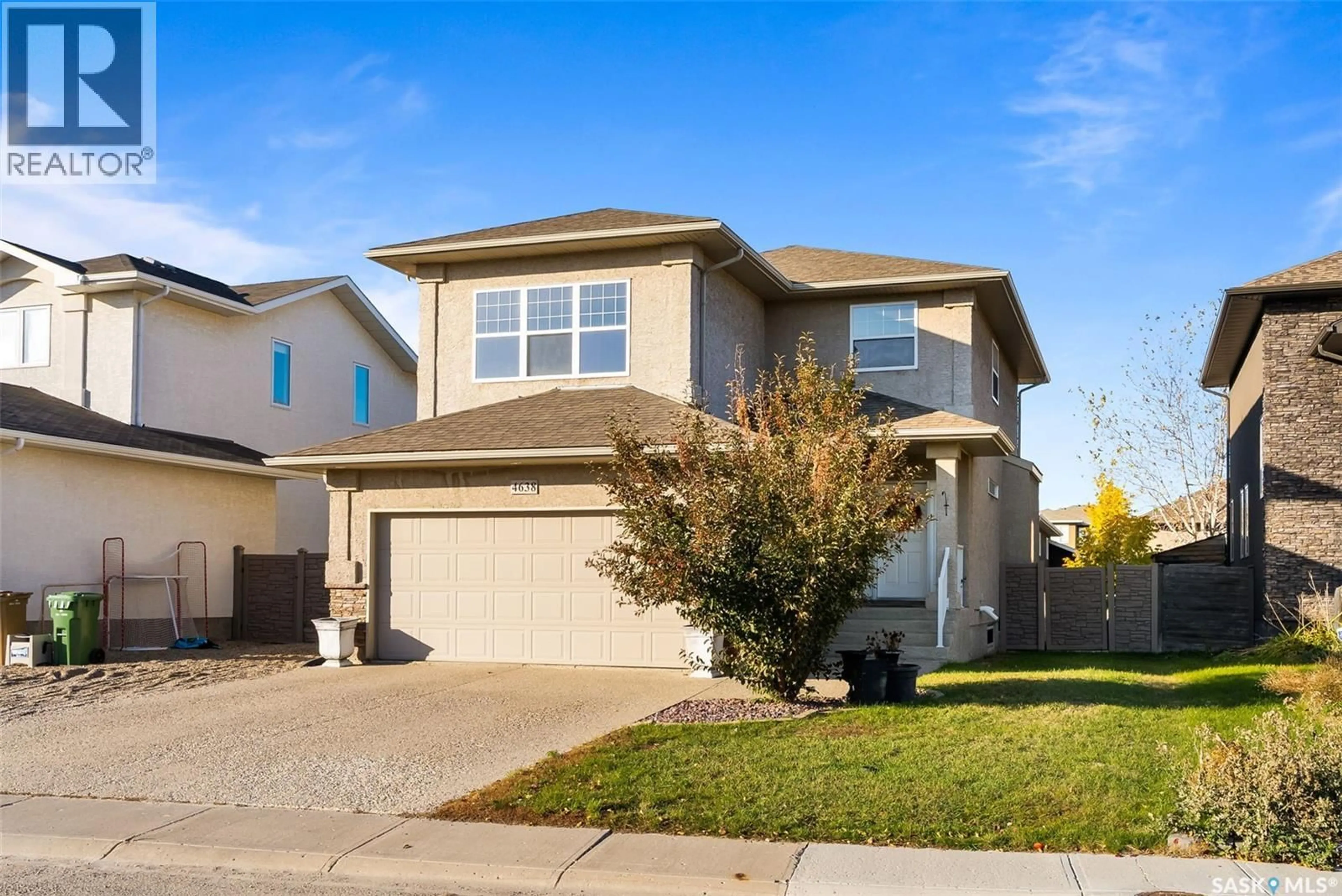 Home with vinyl exterior material, street for 4638 HAMES CRESCENT, Regina Saskatchewan S0G4G0