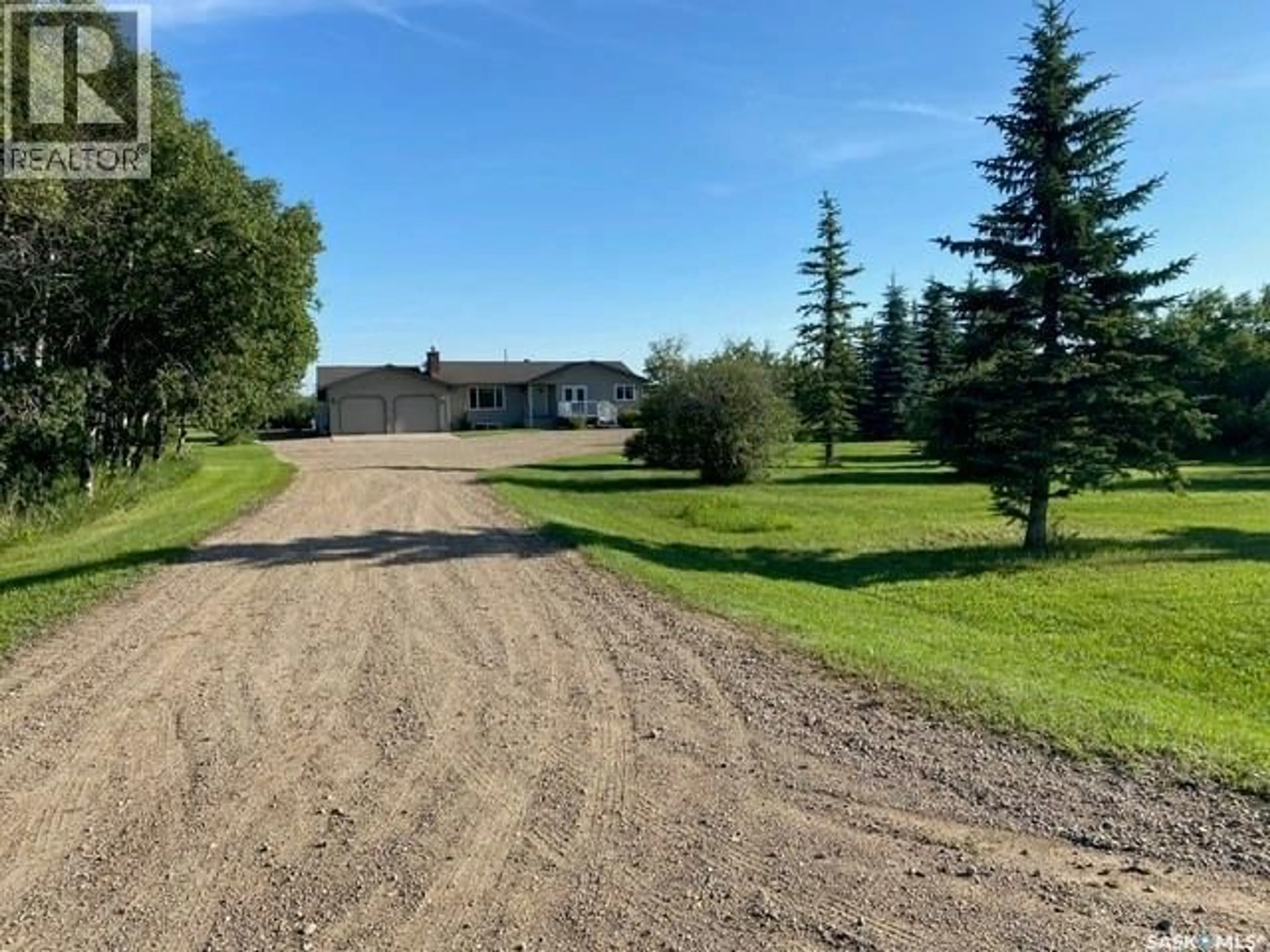 A pic from outside/outdoor area/front of a property/back of a property/a pic from drone, street for HAEUSLER ACREAGE, Corman Park Rm No. 344 Saskatchewan S7K3J5