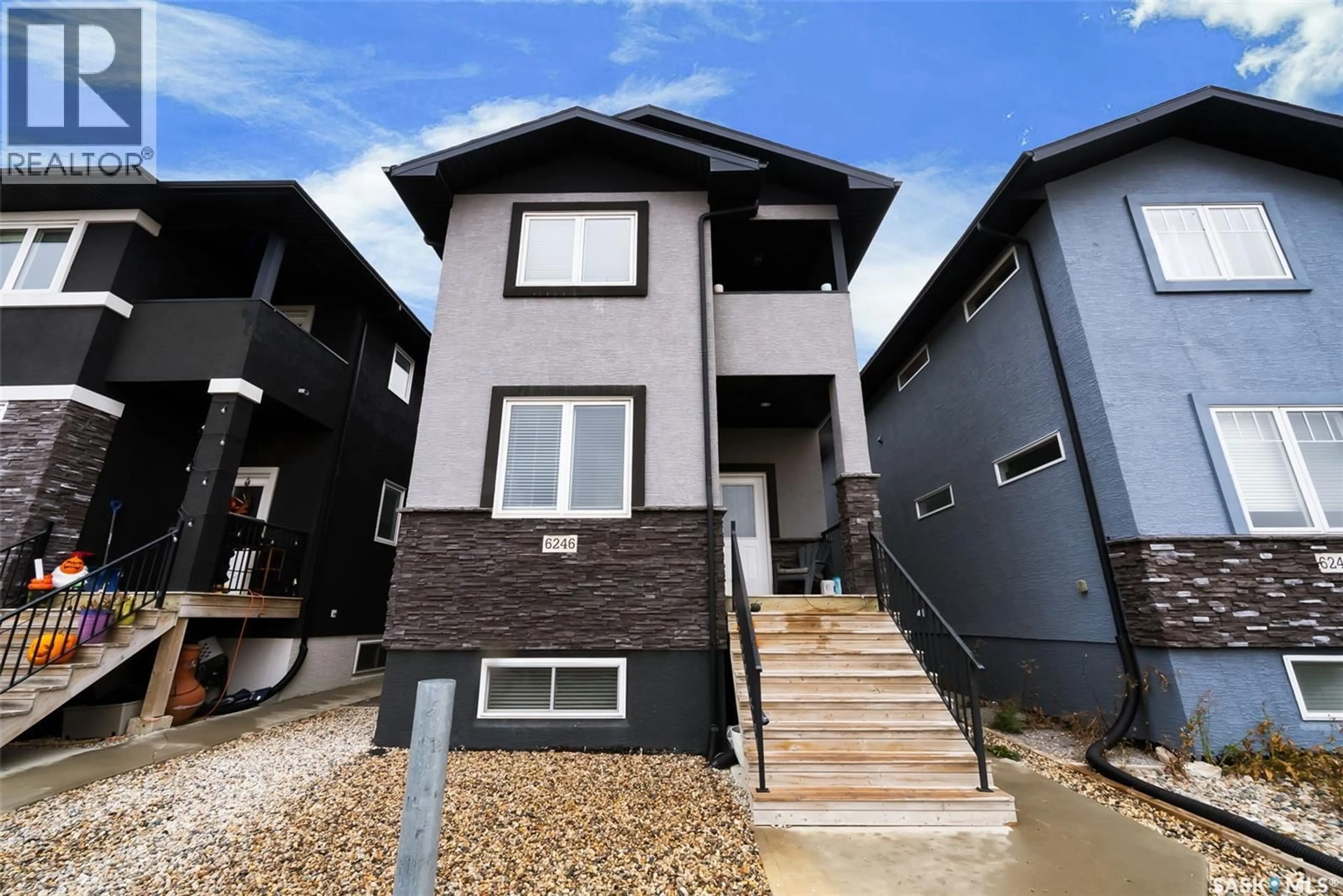 Home with vinyl exterior material, street for 6246 LITTLE PINE LOOP, Regina Saskatchewan S4X0J2