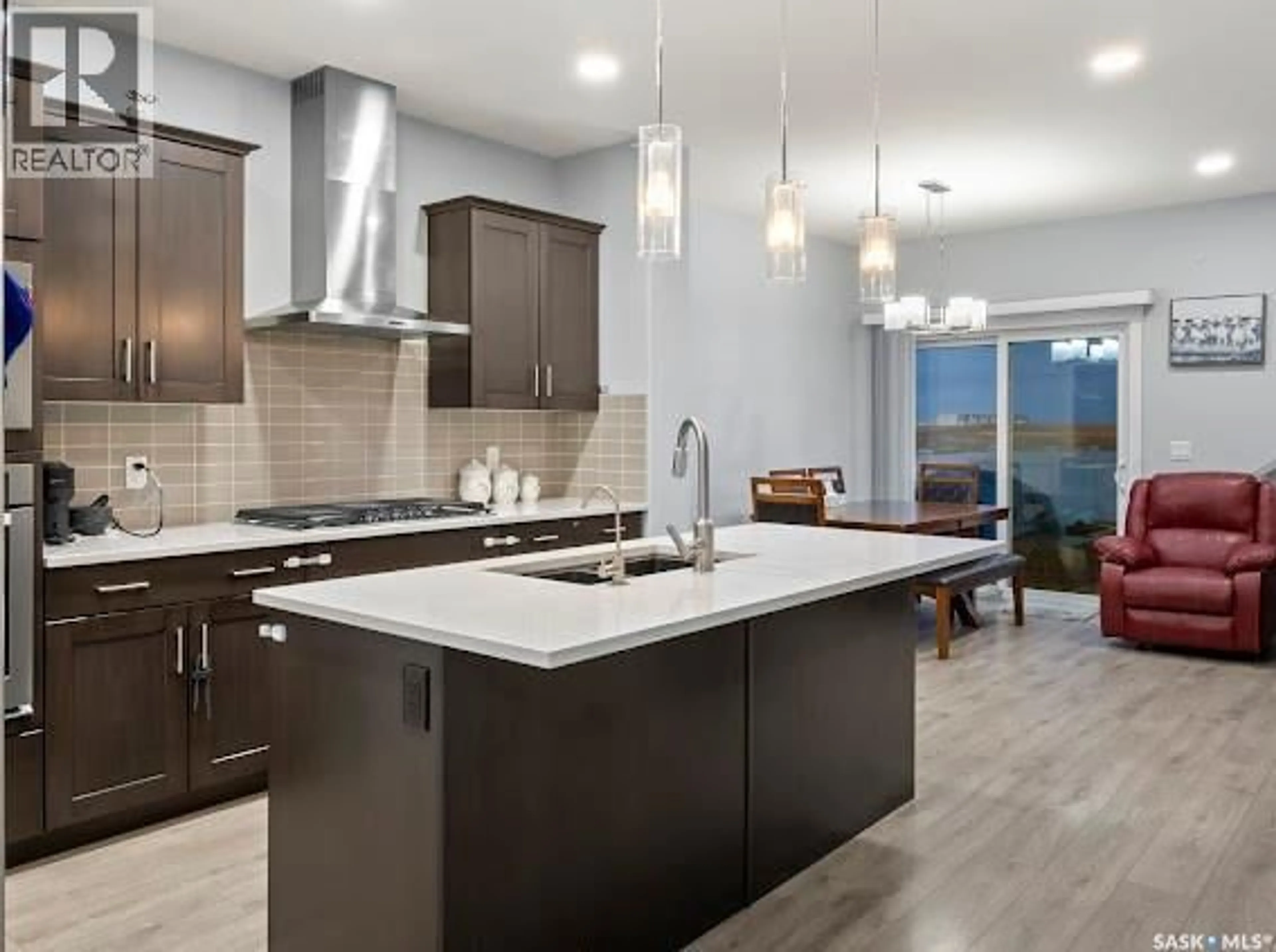 Open concept kitchen, ceramic/tile floor for 3842 GEE CRESCENT, Regina Saskatchewan S4V3N9