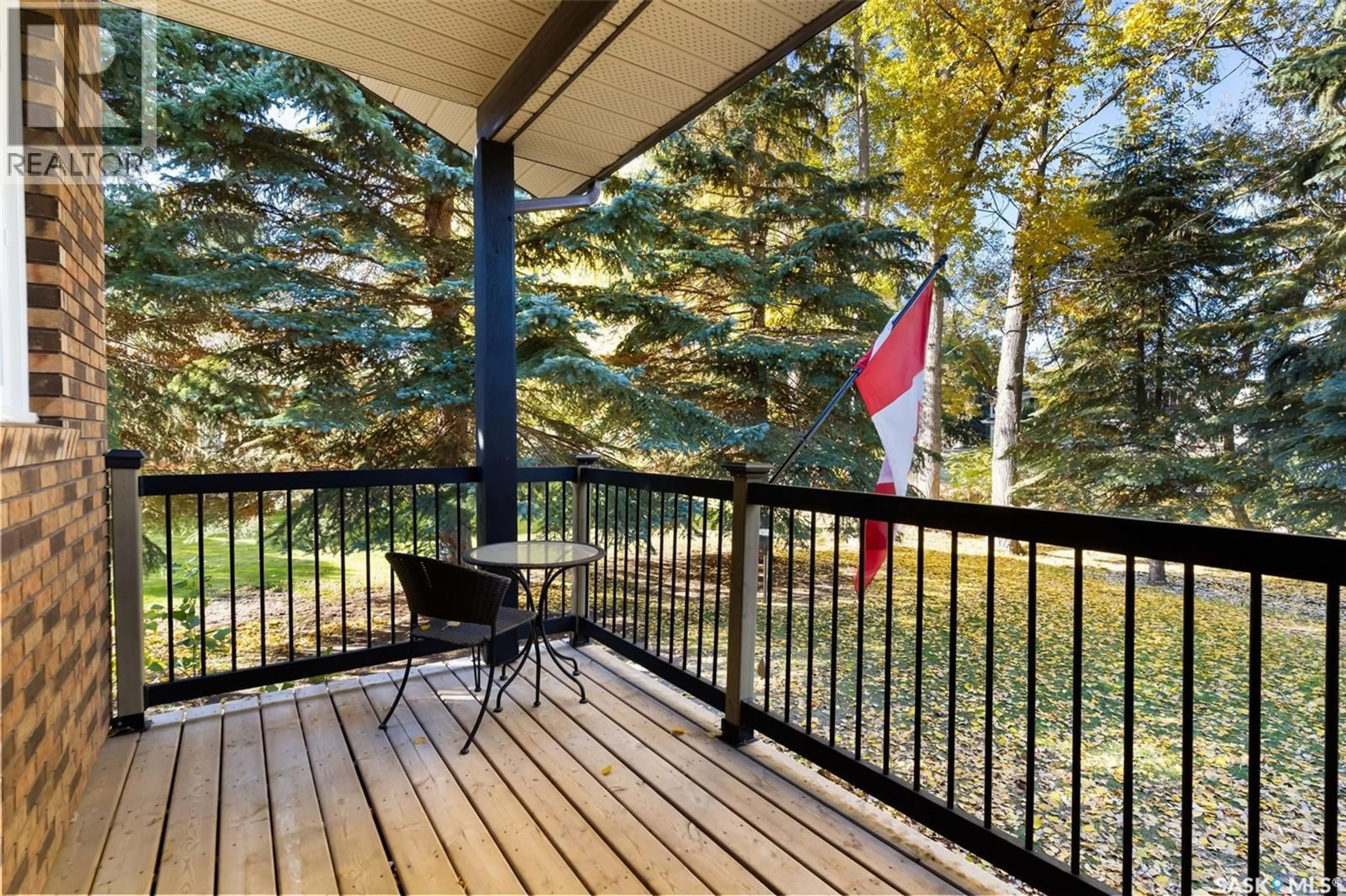 Patio, forest/trees view for 23 KINGSMERE AVENUE, White City Saskatchewan S4L5B1