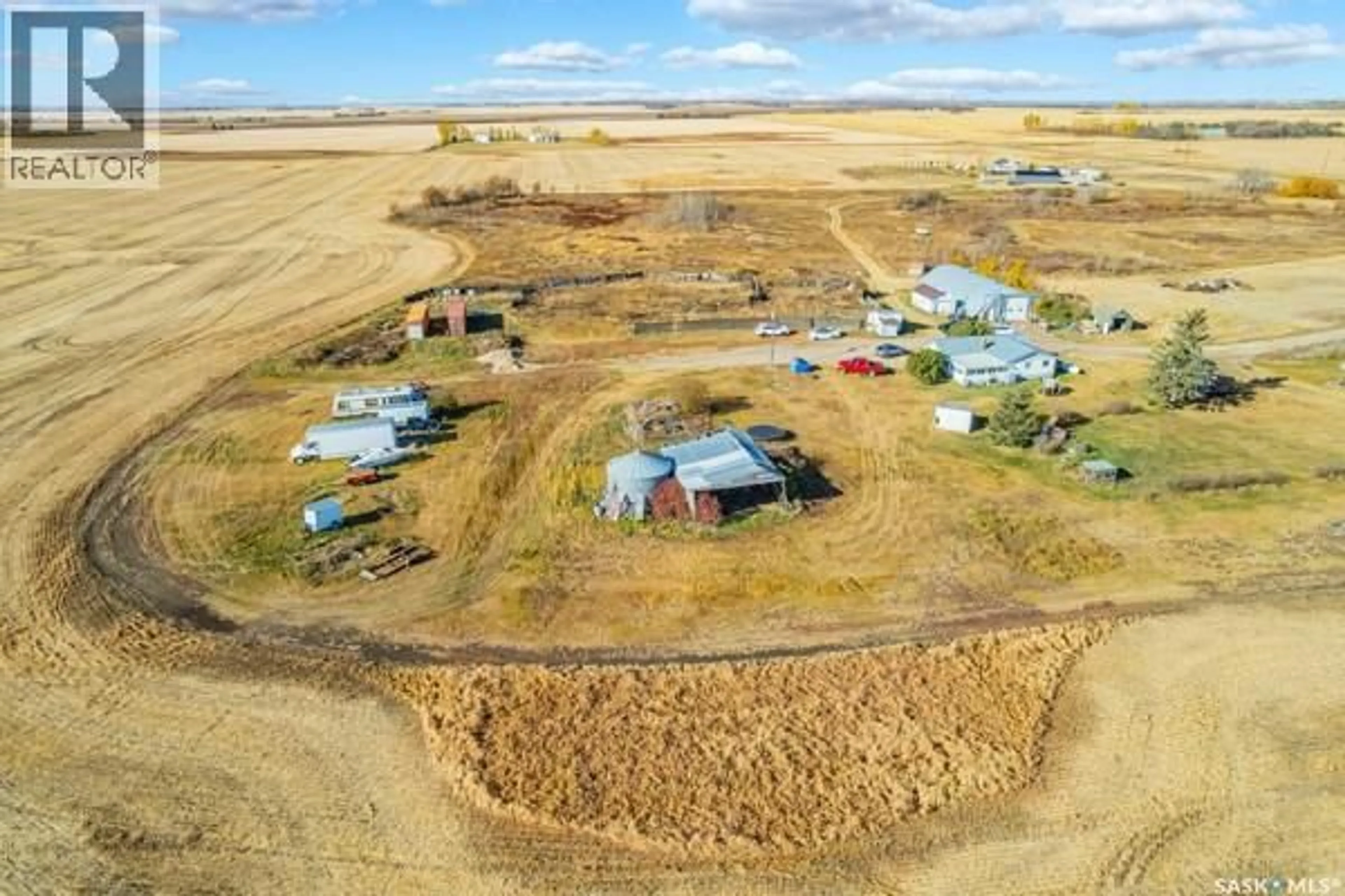 A pic from outside/outdoor area/front of a property/back of a property/a pic from drone, street for MCCORMICK ACREAGE, Corman Park Rm No. 344 Saskatchewan S7K3J5