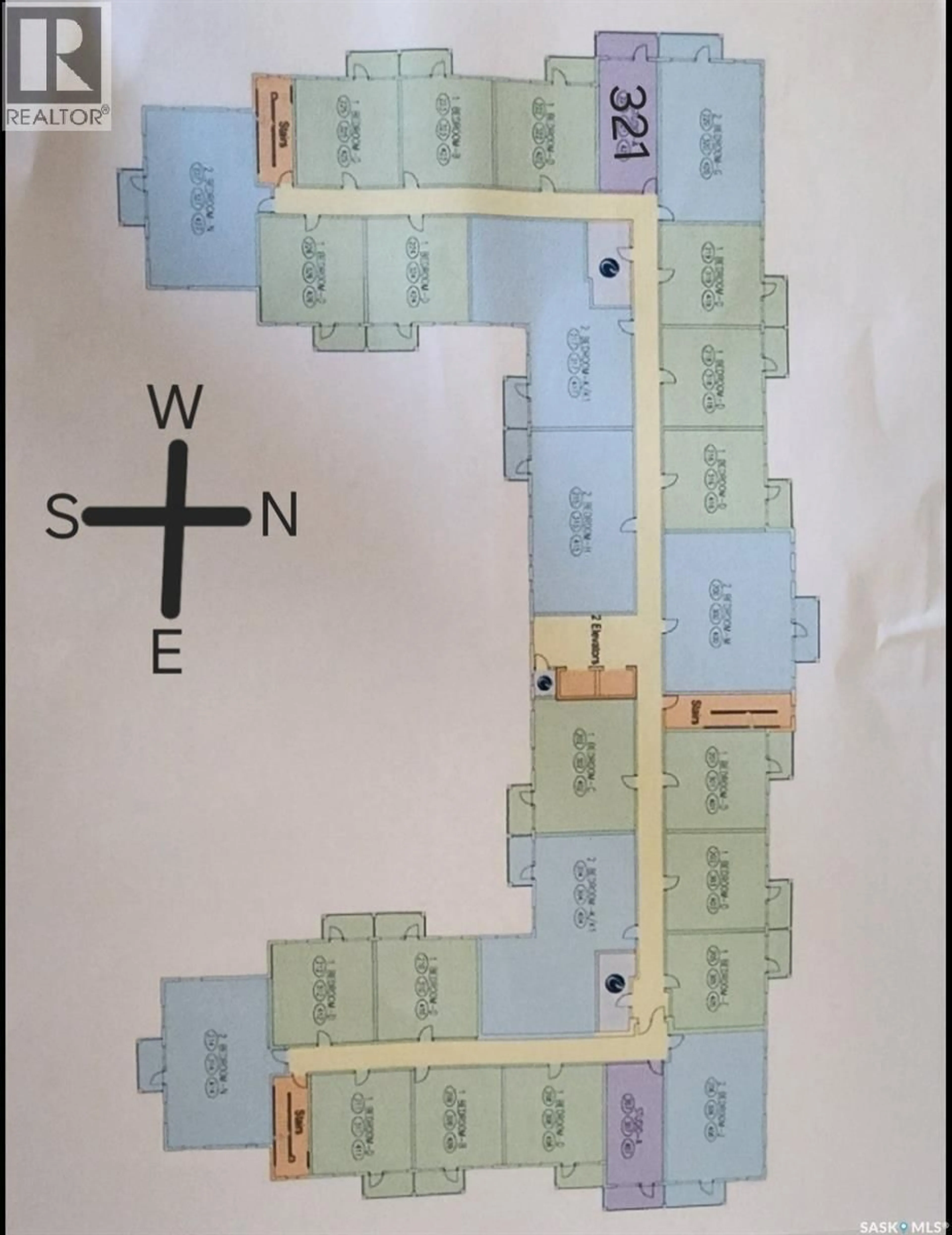 Floor plan for E - 321 680 7TH AVENUE, Melville Saskatchewan S0A2P0