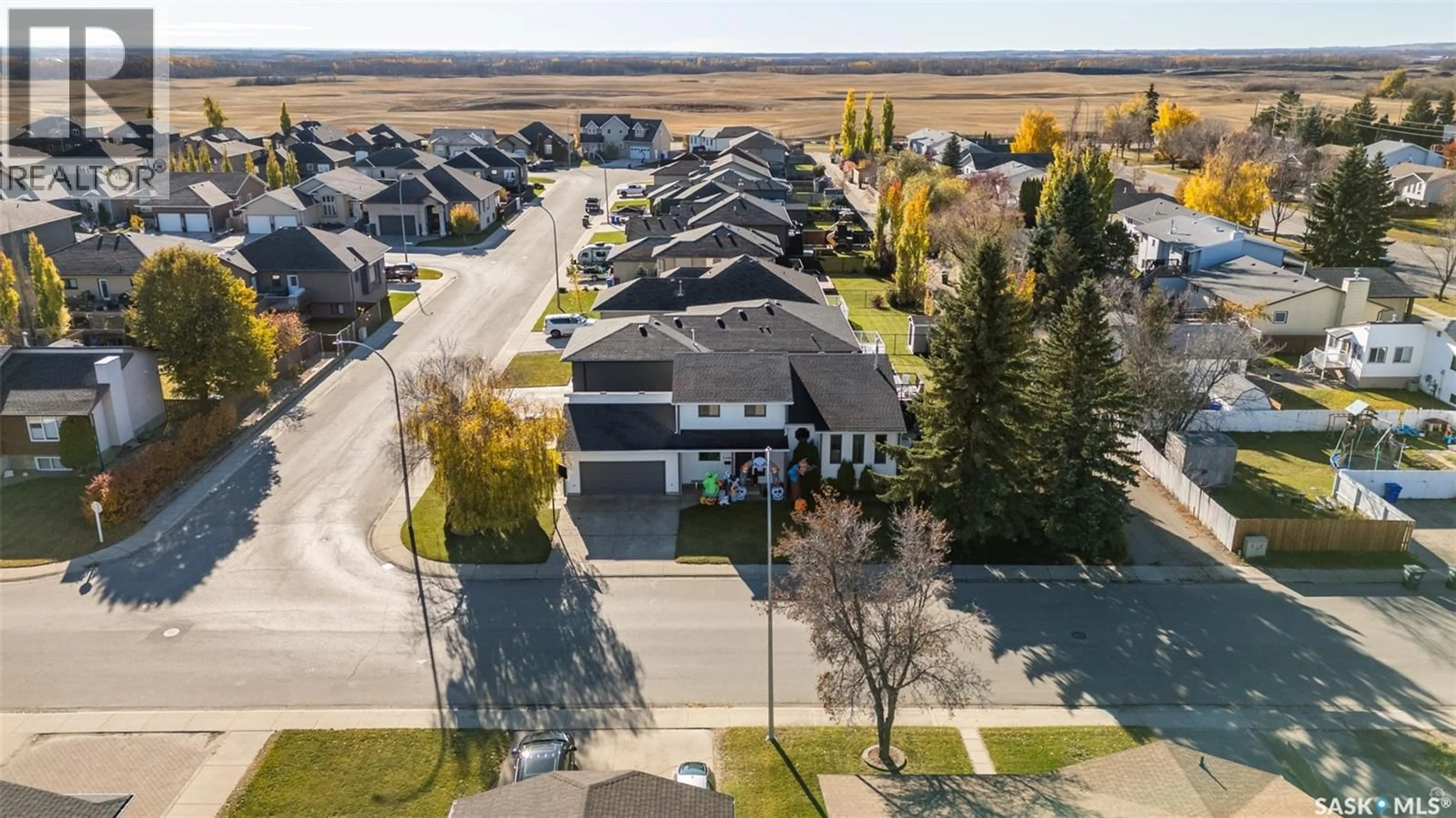 A pic from outside/outdoor area/front of a property/back of a property/a pic from drone, street for 1509 BARTON DRIVE, Prince Albert Saskatchewan S6V7V7