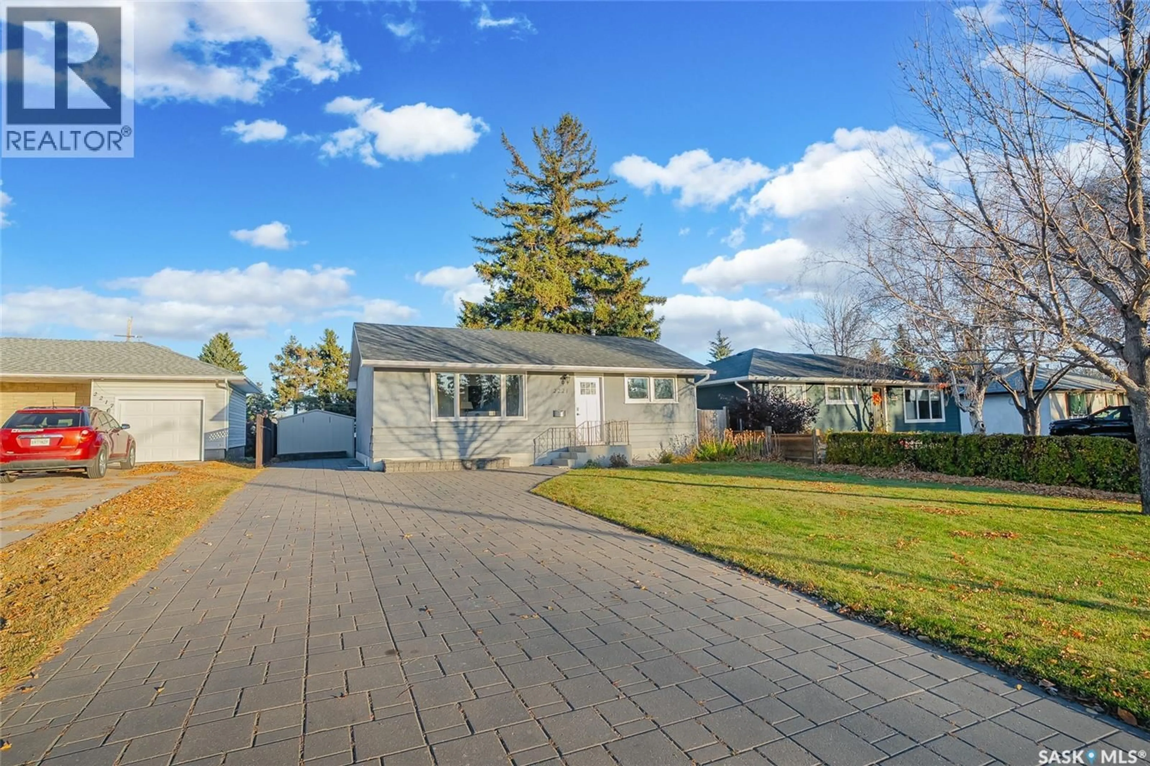 Home with vinyl exterior material, street for 2221 HAULTAIN AVENUE, Saskatoon Saskatchewan S7J1P7