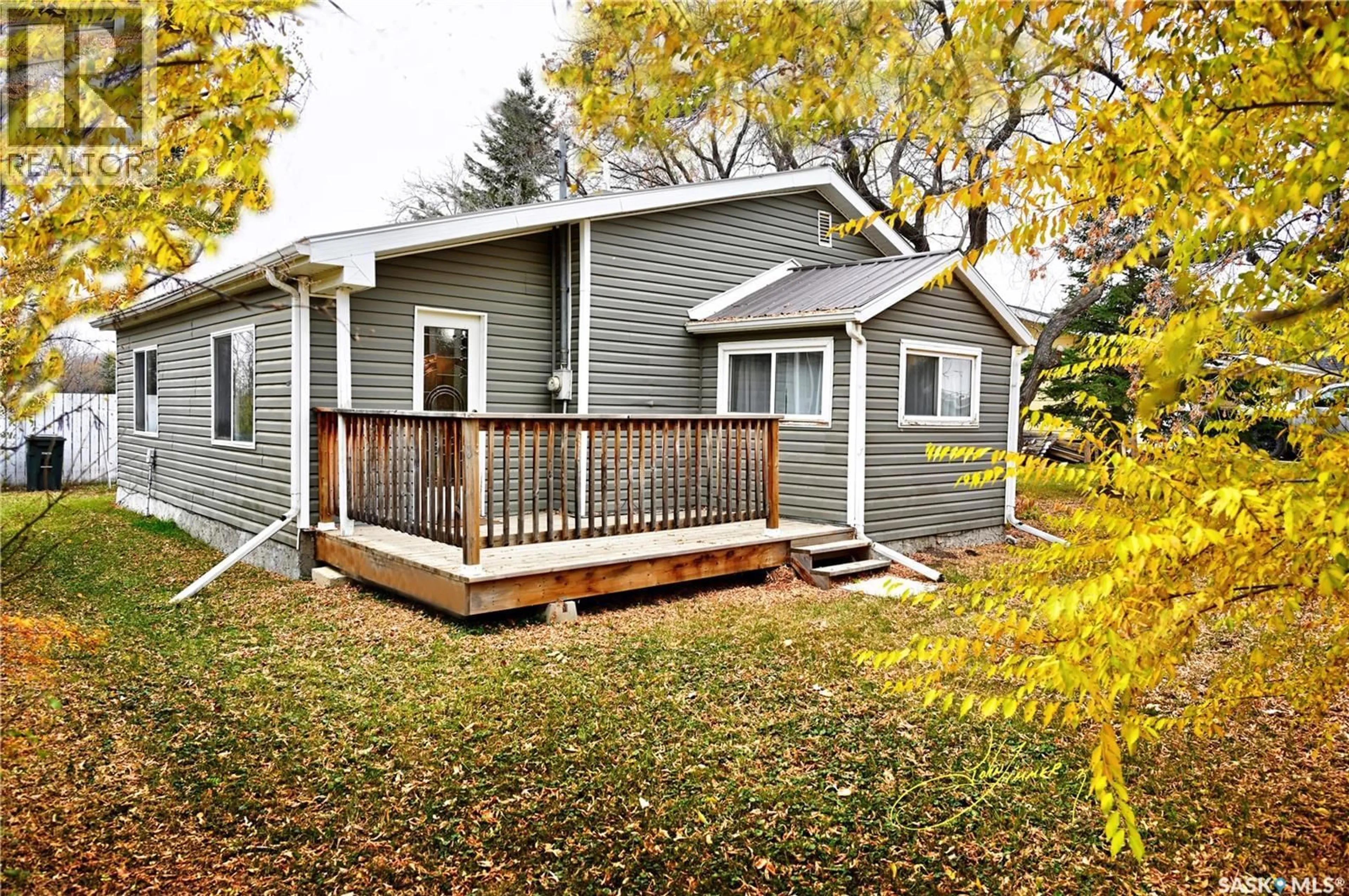 Home with vinyl exterior material, street for 301 BROADWAY STREET, Borden Saskatchewan S0K0N0