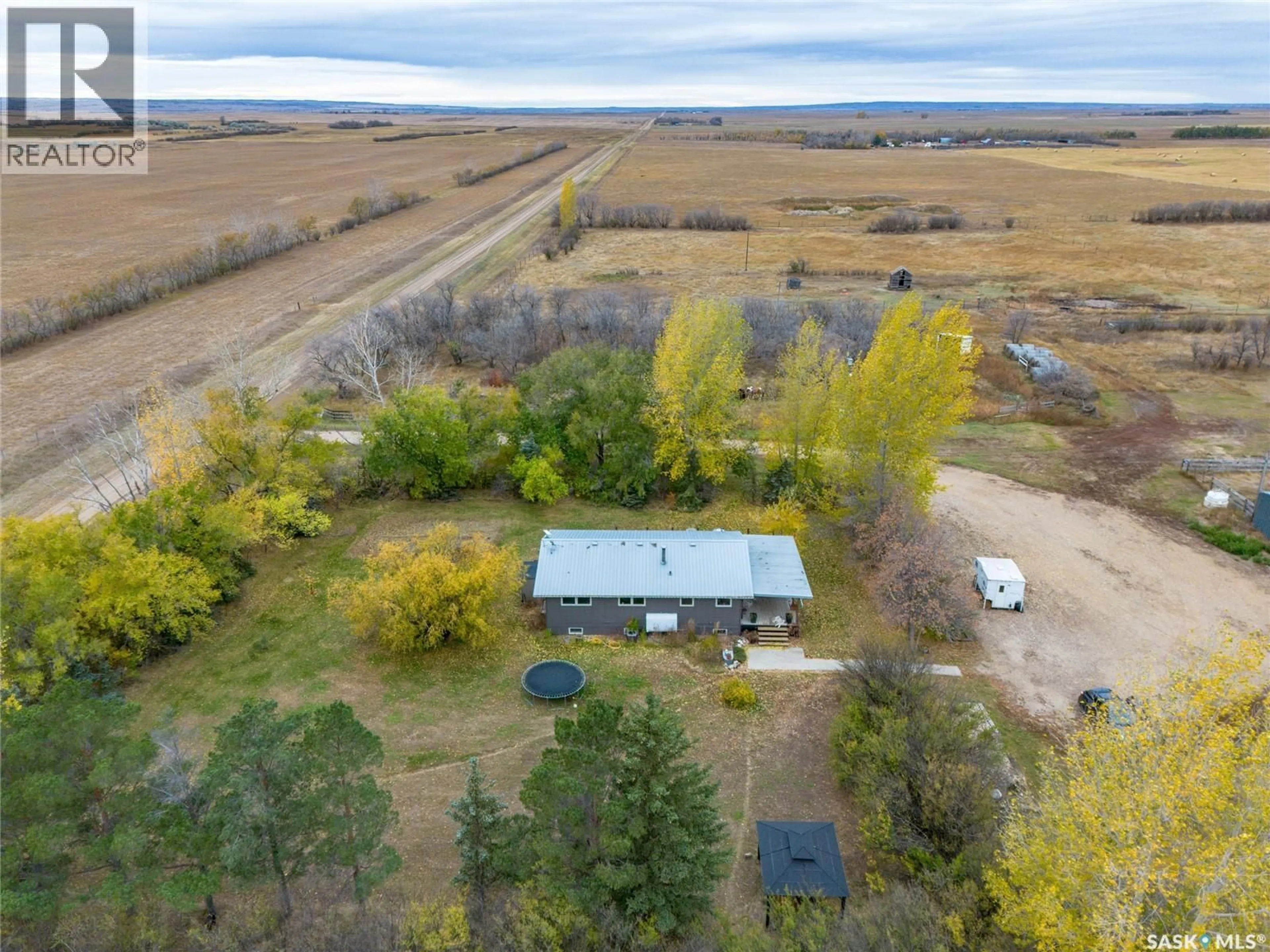 A pic from outside/outdoor area/front of a property/back of a property/a pic from drone, unknown for McDermit ACREAGE, Wheatlands Rm No. 163 Saskatchewan S0H3E0