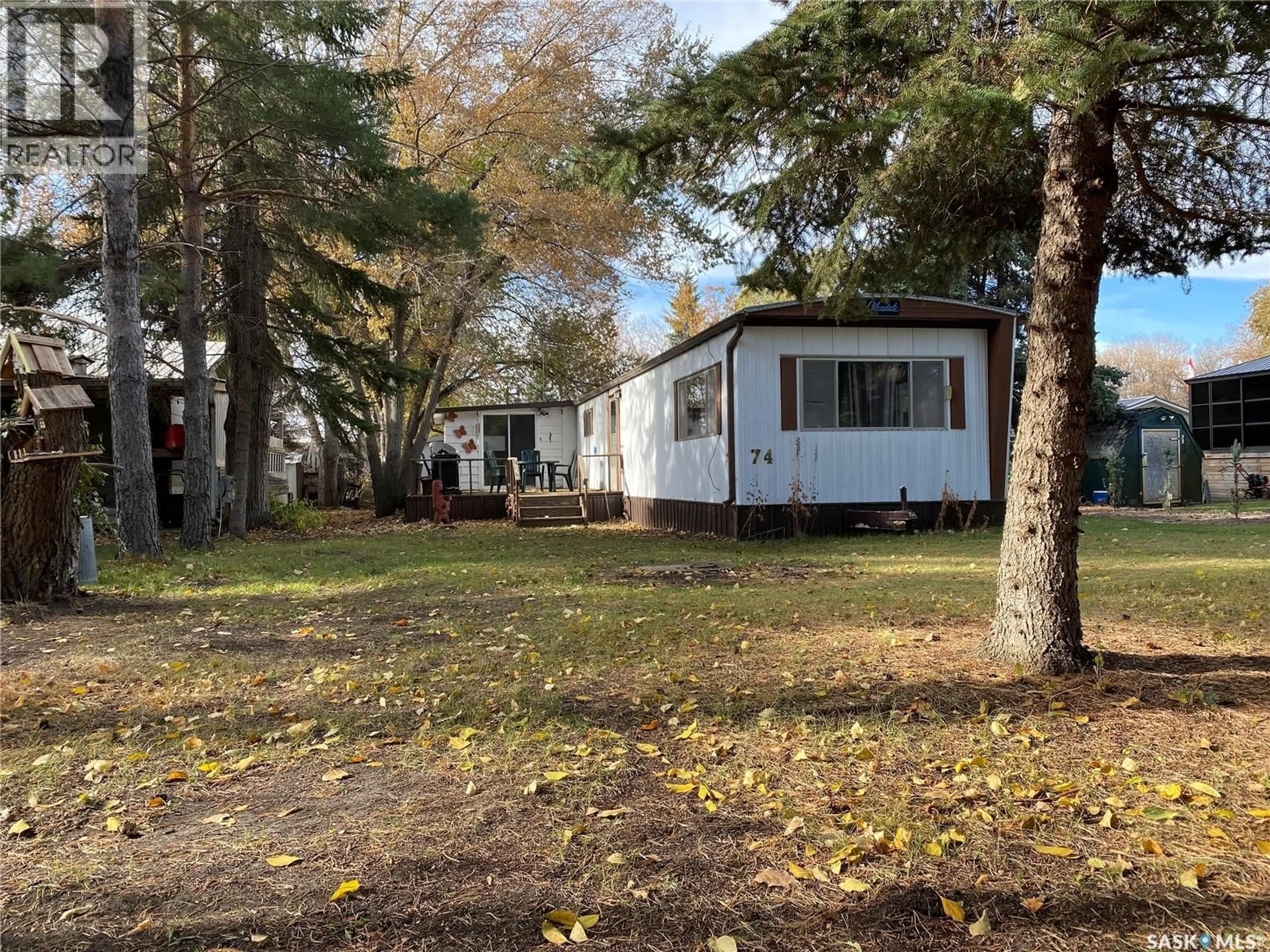 A pic from outside/outdoor area/front of a property/back of a property/a pic from drone, street for 74 CYPRESS STREET, Katepwa Beach Saskatchewan S0G2Y0