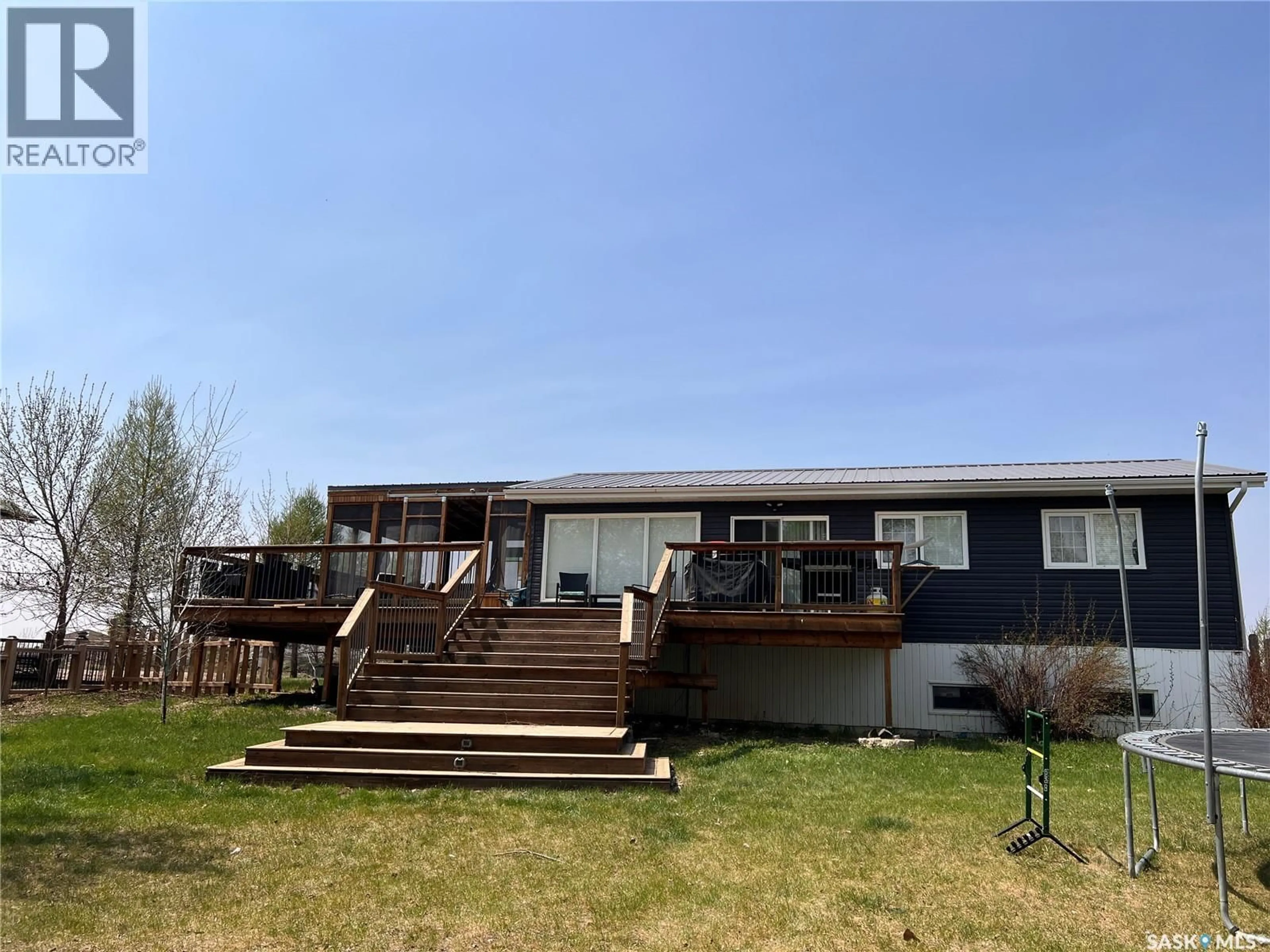 A pic from outside/outdoor area/front of a property/back of a property/a pic from drone, water/lake/river/ocean view for 38 LUCIEN LAKESHORE DRIVE, Three Lakes Rm No. 400 Saskatchewan S0K2X0