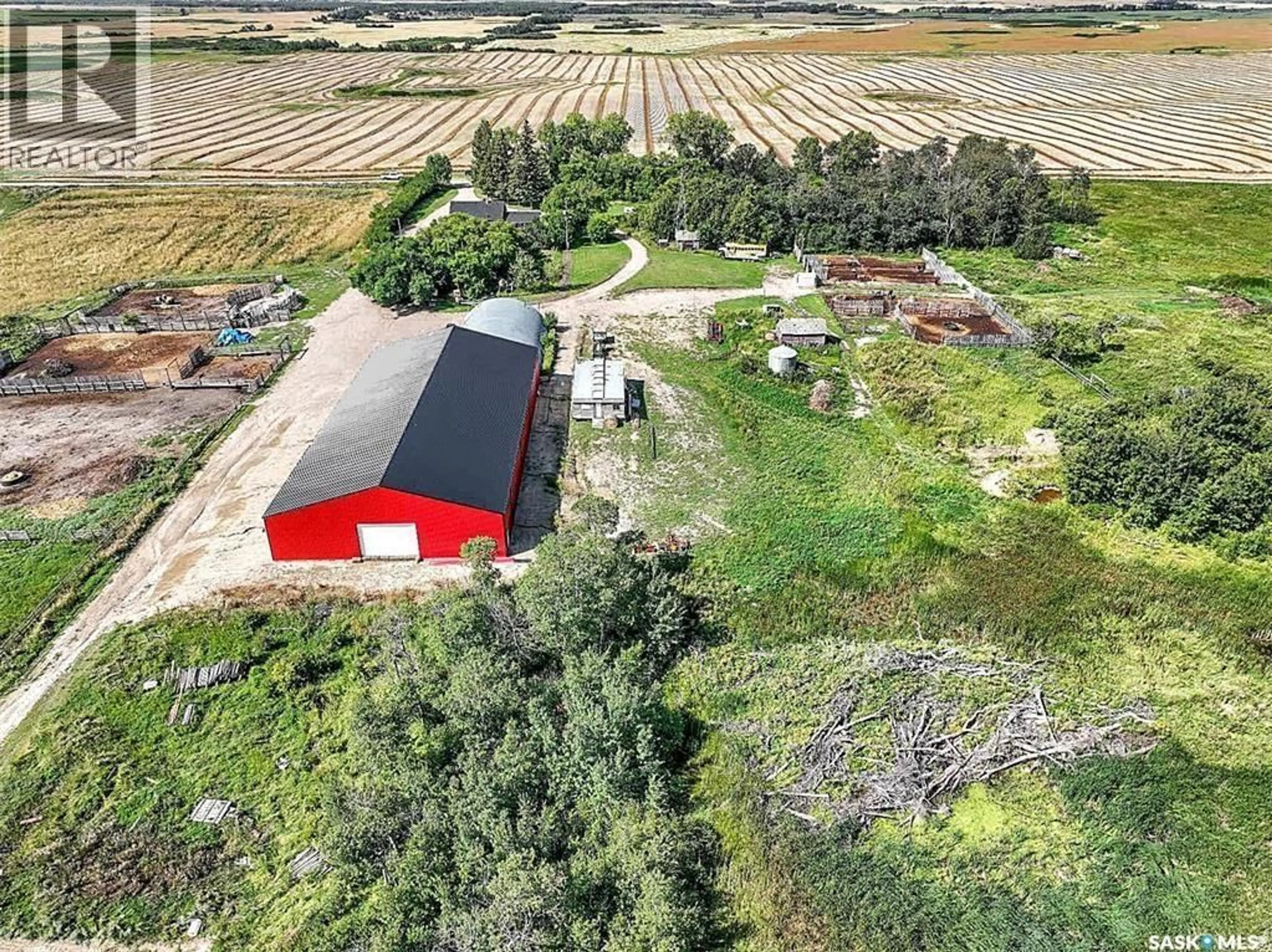 A pic from outside/outdoor area/front of a property/back of a property/a pic from drone, building for WAPELLA ACREAGE, Martin Rm No. 122 Saskatchewan S0G4Z0