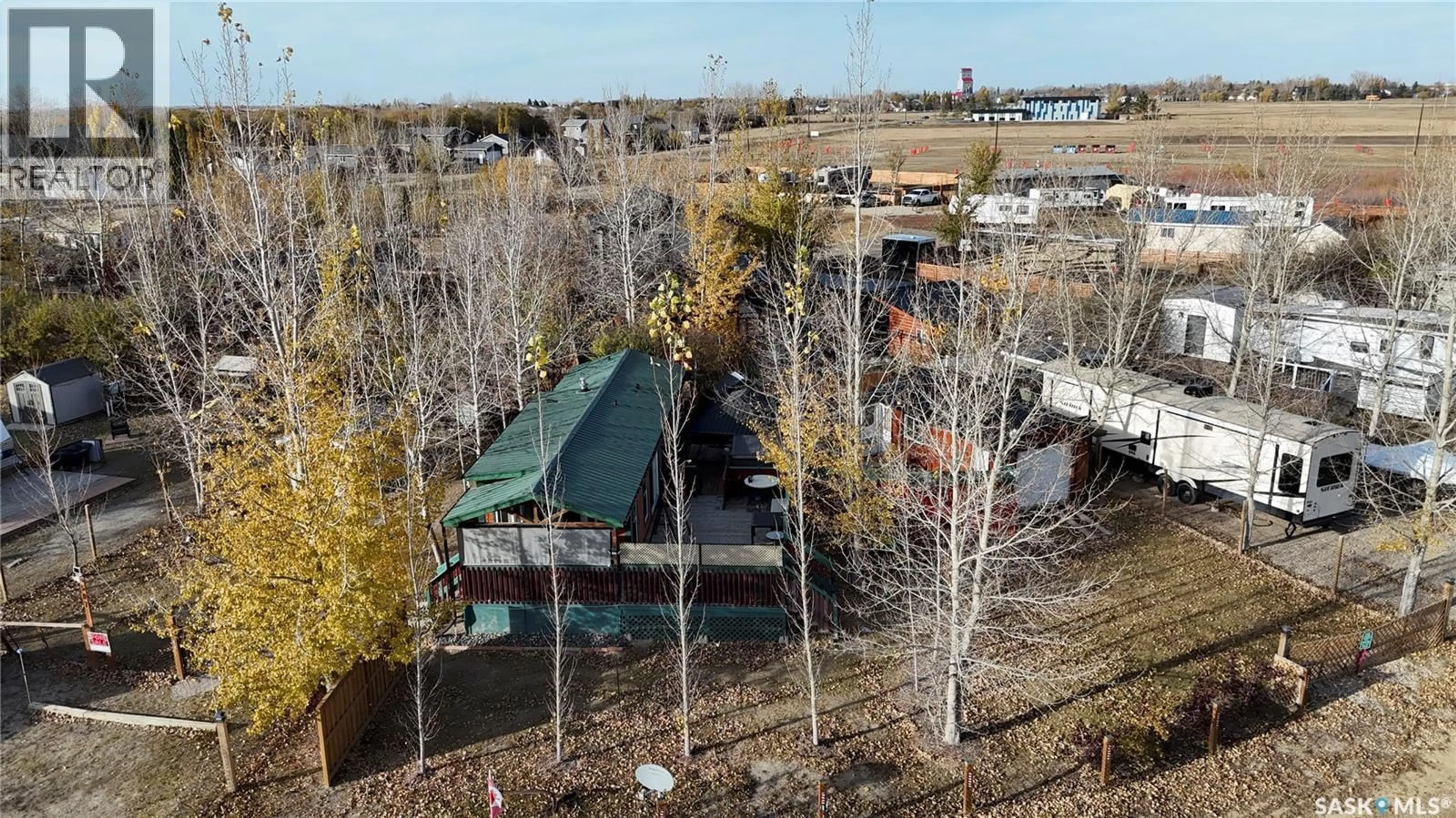 A pic from outside/outdoor area/front of a property/back of a property/a pic from drone, unknown for 507 RV DRIVE, Loreburn Rm No. 254 Saskatchewan S0H1J0