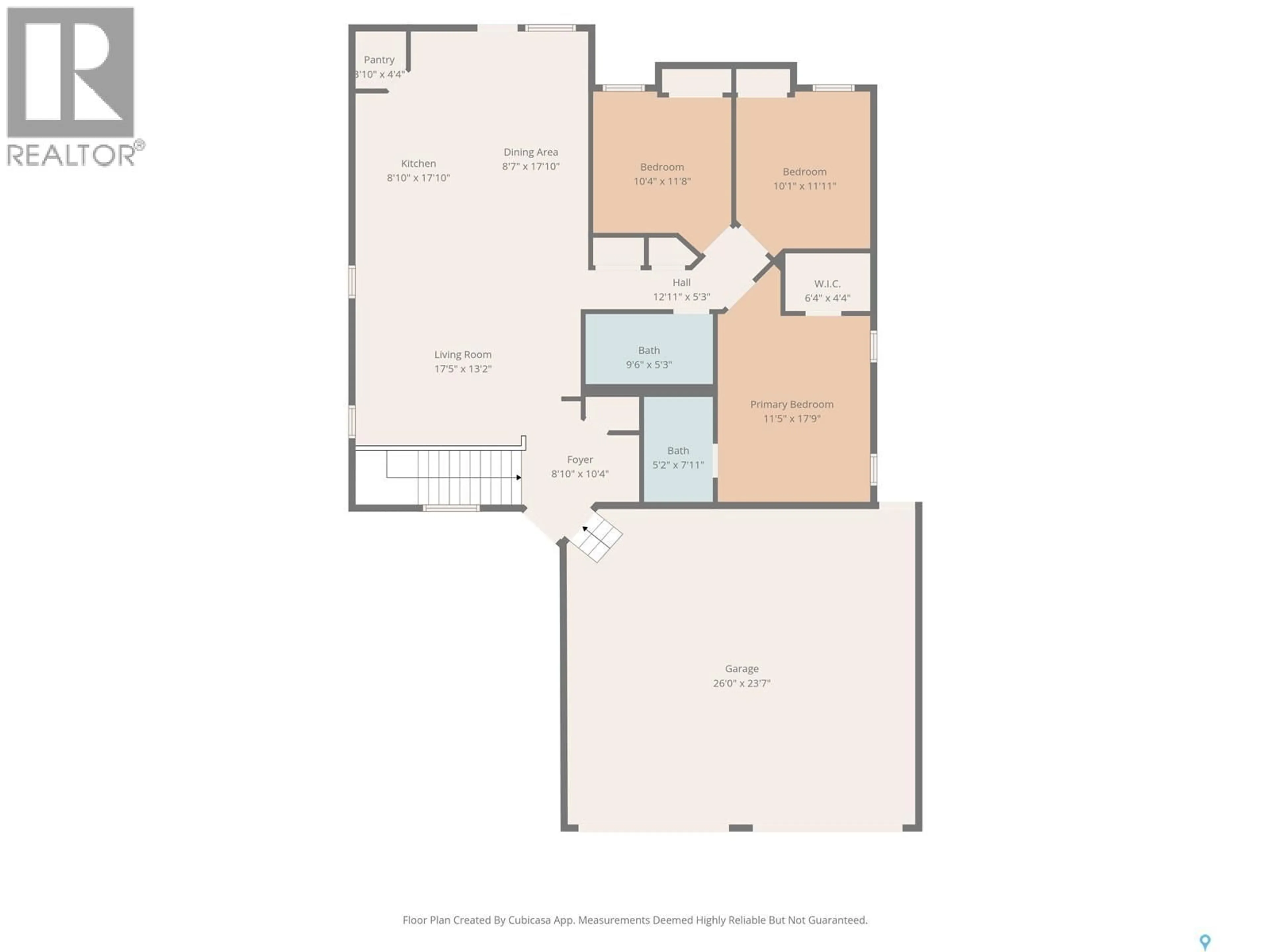 Floor plan for 424 LYLE CRESCENT, Warman Saskatchewan S0K4S1
