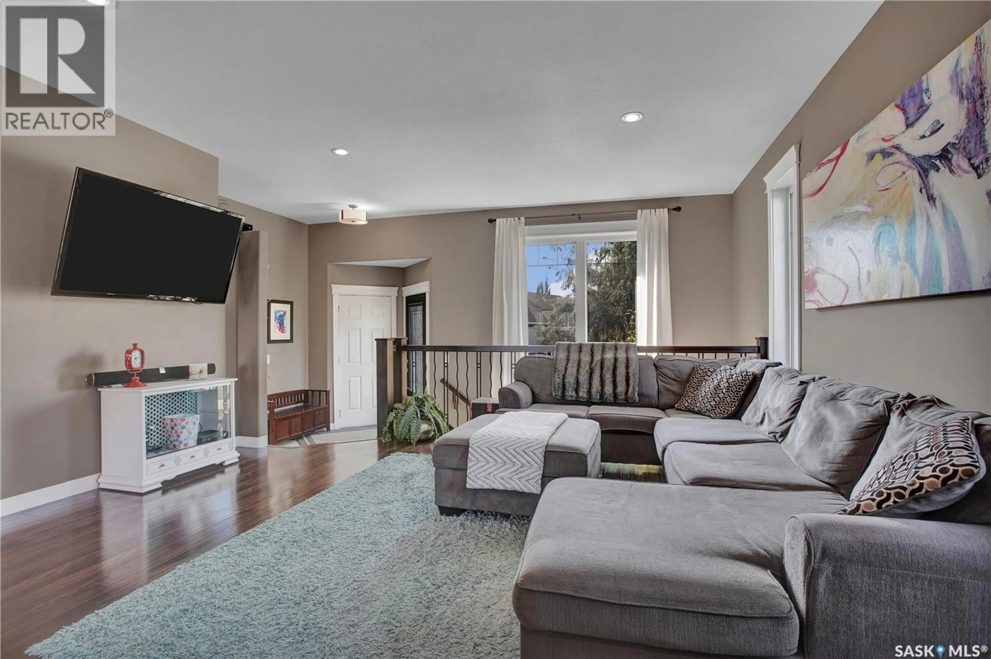 Living room with furniture, unknown for 424 LYLE CRESCENT, Warman Saskatchewan S0K4S1