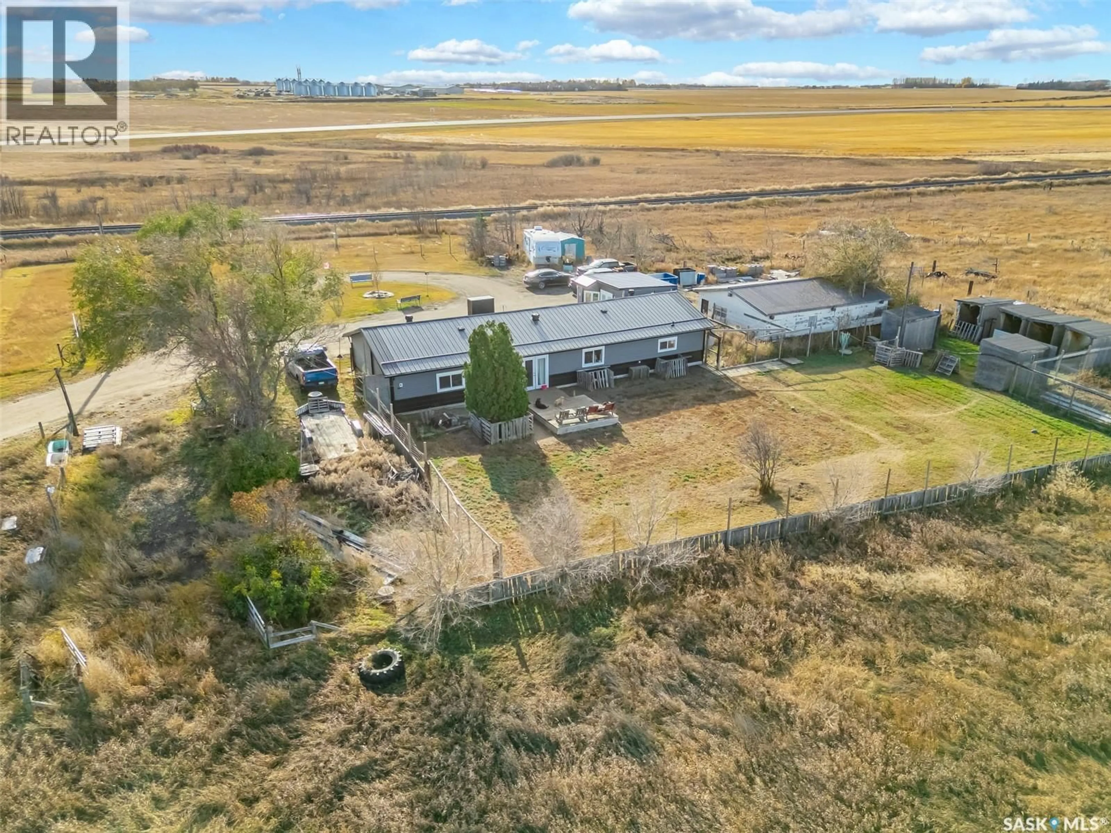 A pic from outside/outdoor area/front of a property/back of a property/a pic from drone, building for HORSEMAN ACREAGE, Vanscoy Rm No. 345 Saskatchewan S0L3J0