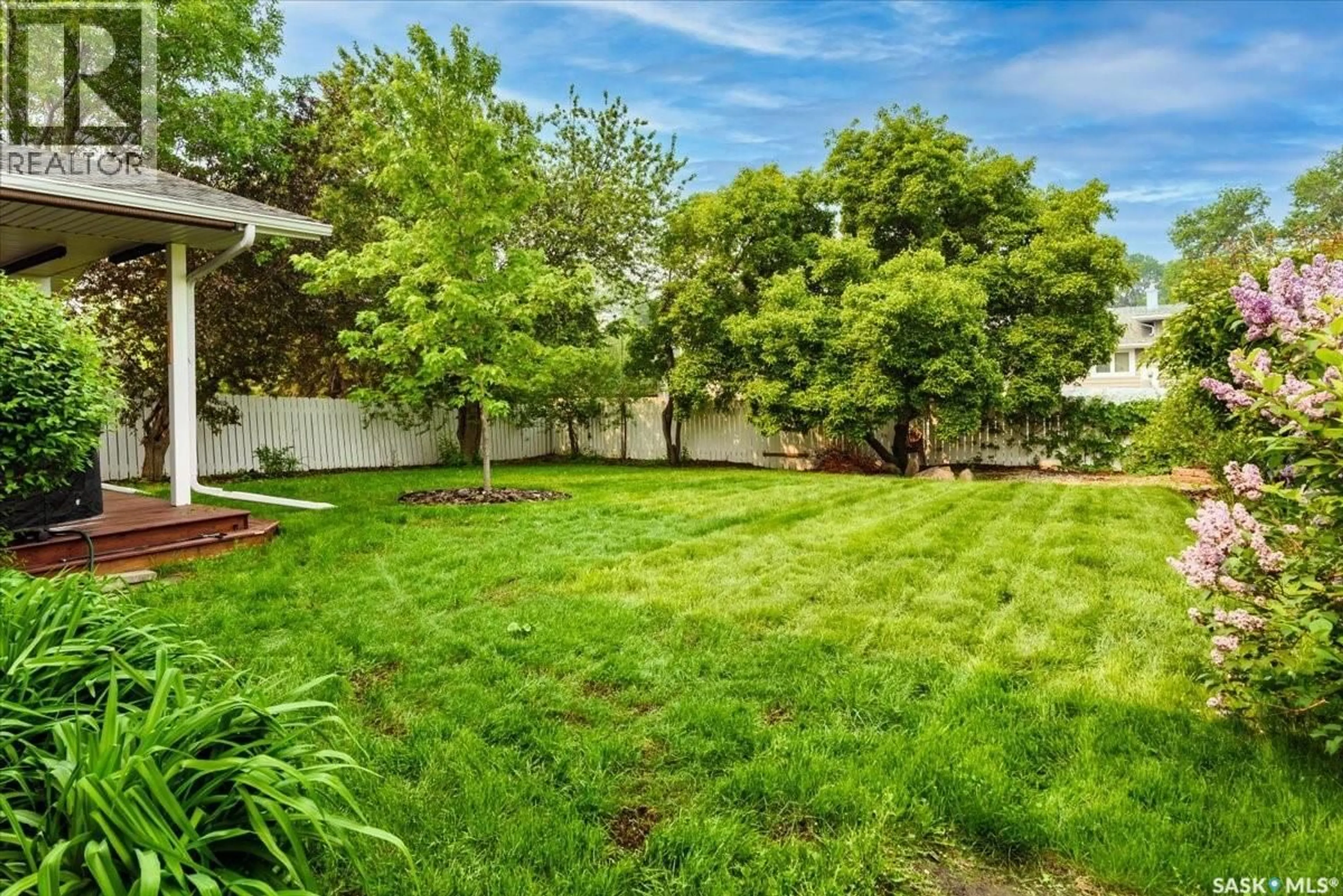 Patio, forest/trees view for 50 LOWRY PLACE, Regina Saskatchewan S4S6C7