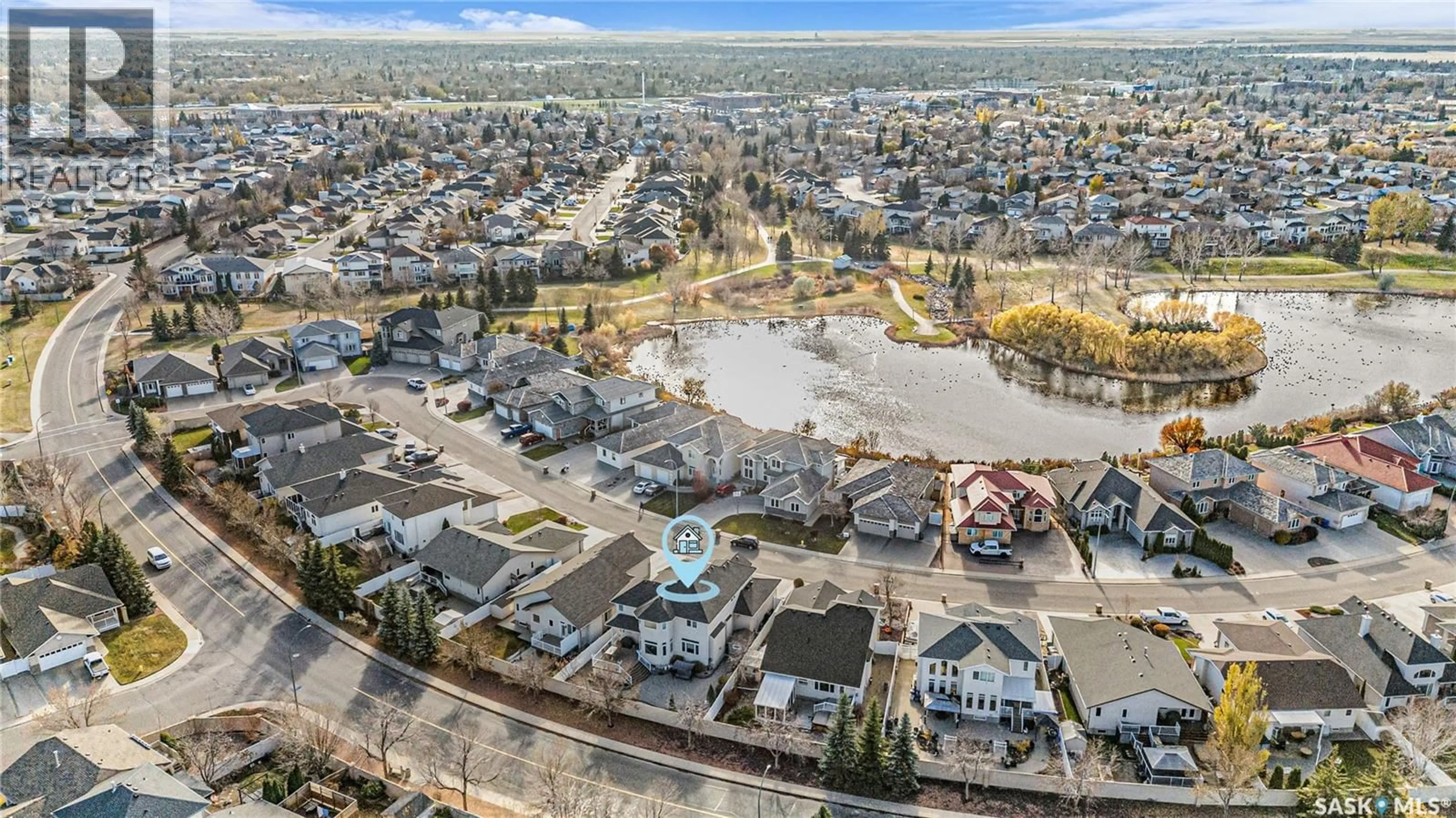 A pic from outside/outdoor area/front of a property/back of a property/a pic from drone, unknown for 1539 LAKERIDGE DRIVE, Regina Saskatchewan S4X4L5