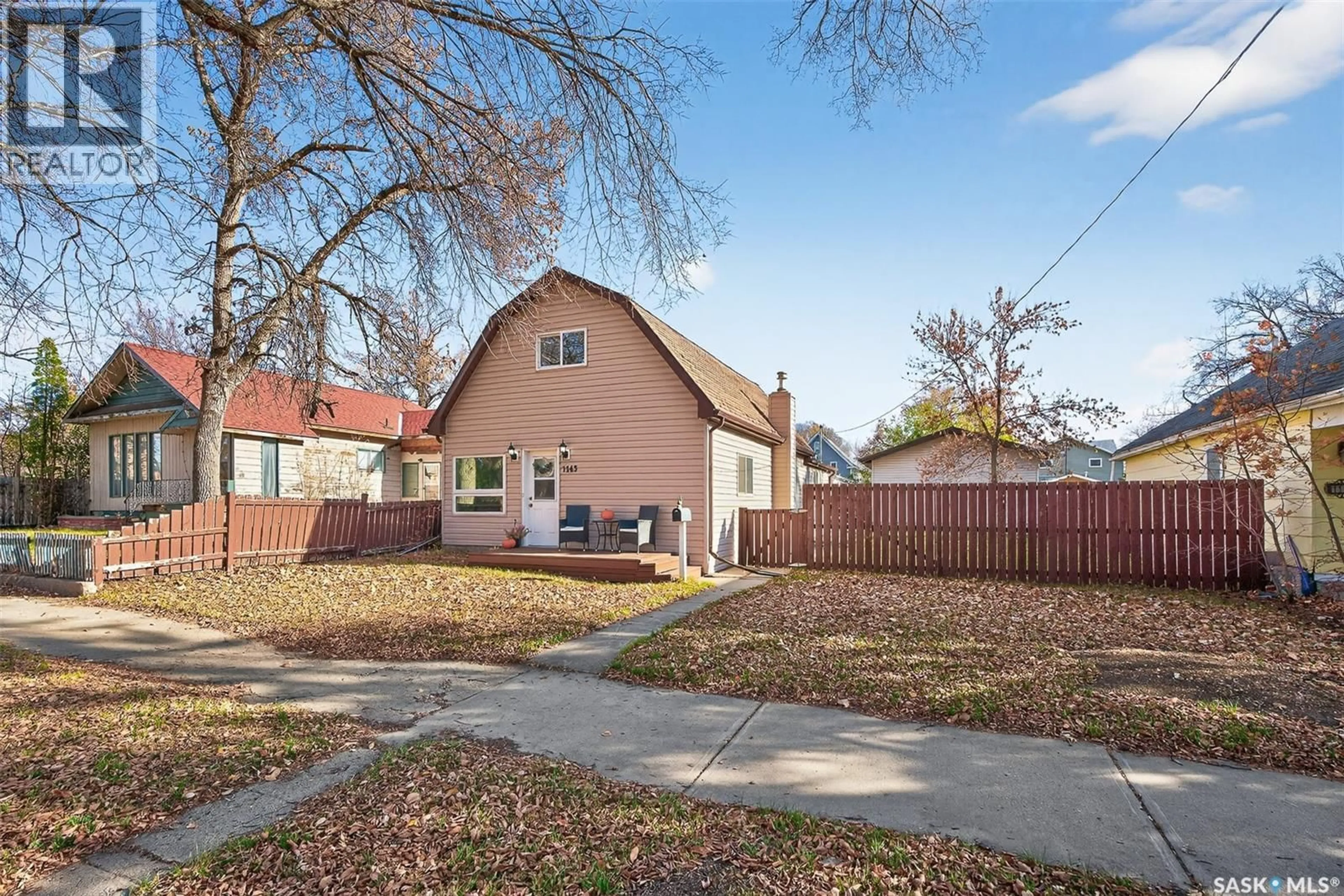 A pic from outside/outdoor area/front of a property/back of a property/a pic from drone, street for 1143 6TH AVENUE, Moose Jaw Saskatchewan S6H4A7