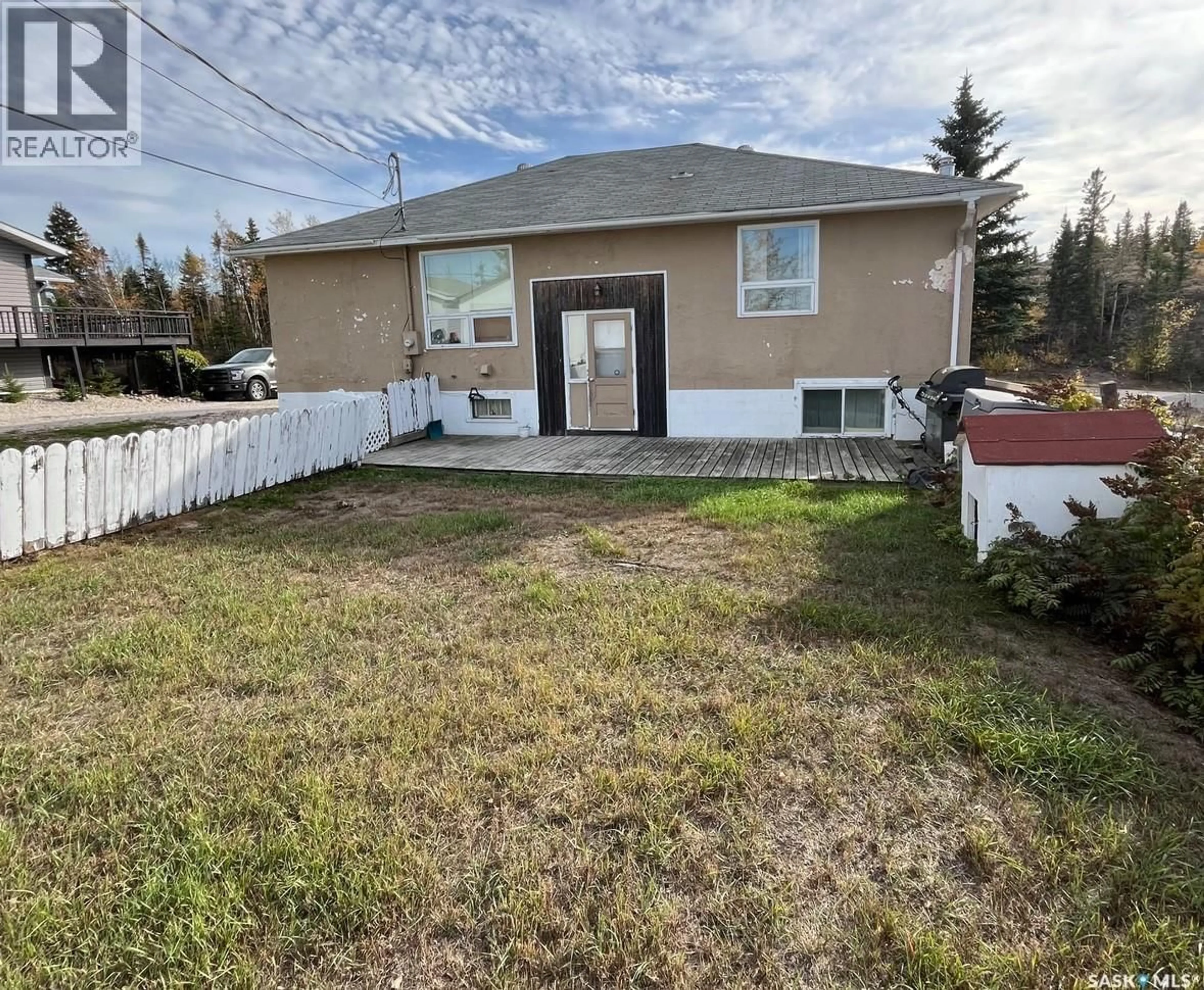 A pic from outside/outdoor area/front of a property/back of a property/a pic from drone, street for 207 GREEN STREET, Creighton Saskatchewan S0P0A0