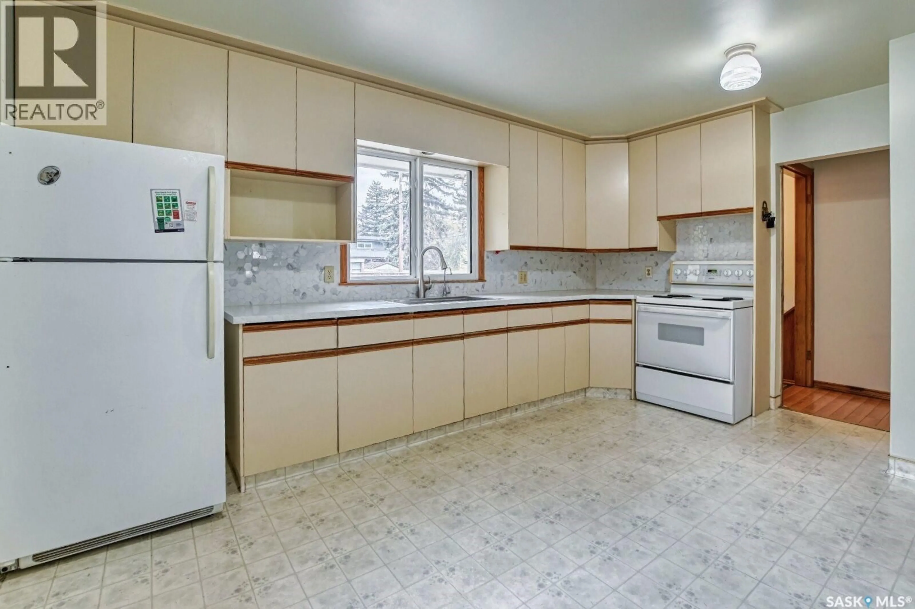 Standard kitchen, ceramic/tile floor for 108 MCCANNEL STREET, Regina Saskatchewan S4R3T8