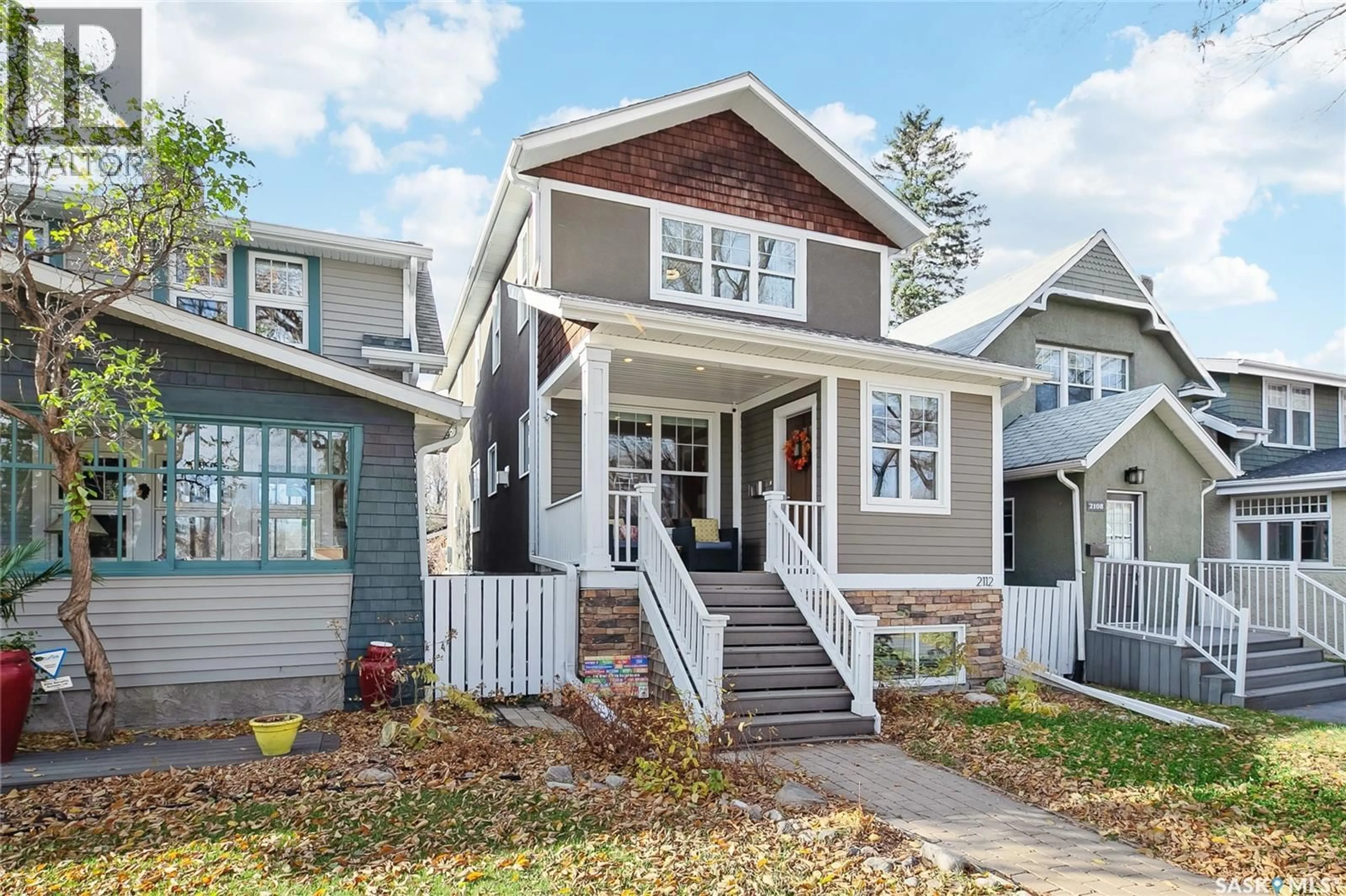 Home with vinyl exterior material, street for 2112 MONTAGUE STREET, Regina Saskatchewan S4T3J9