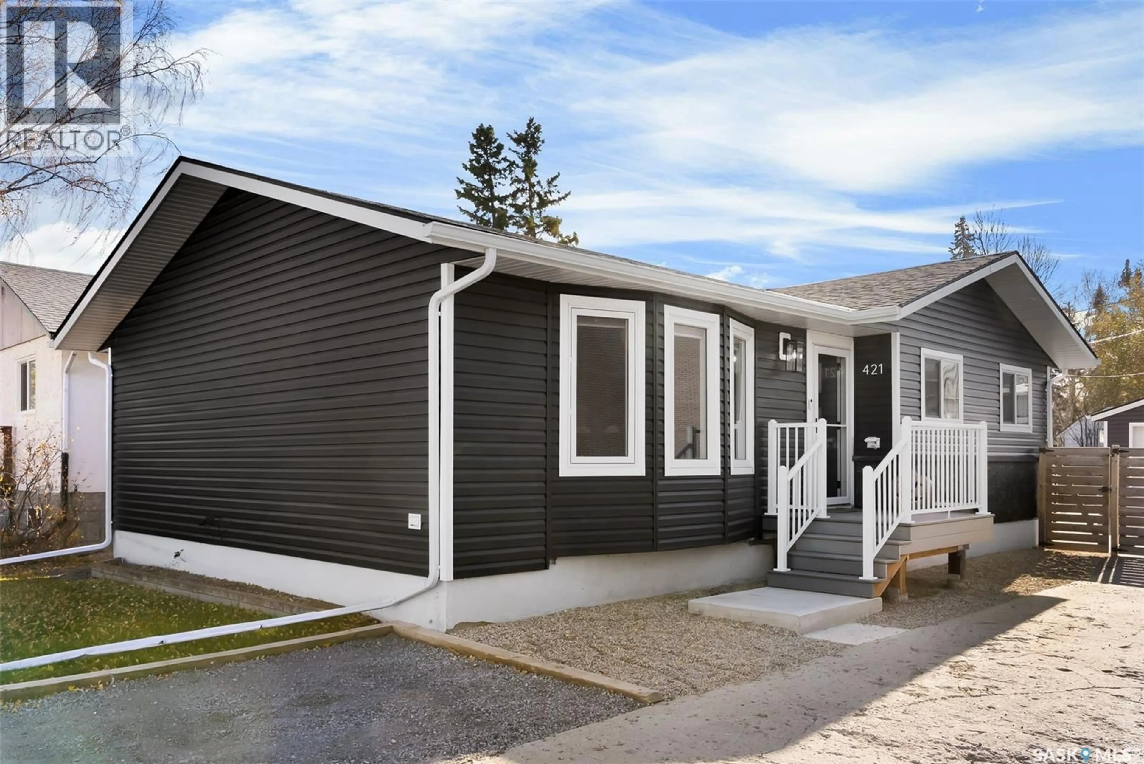 Home with vinyl exterior material, street for 421 2ND AVENUE, Odessa Saskatchewan S0G3S0