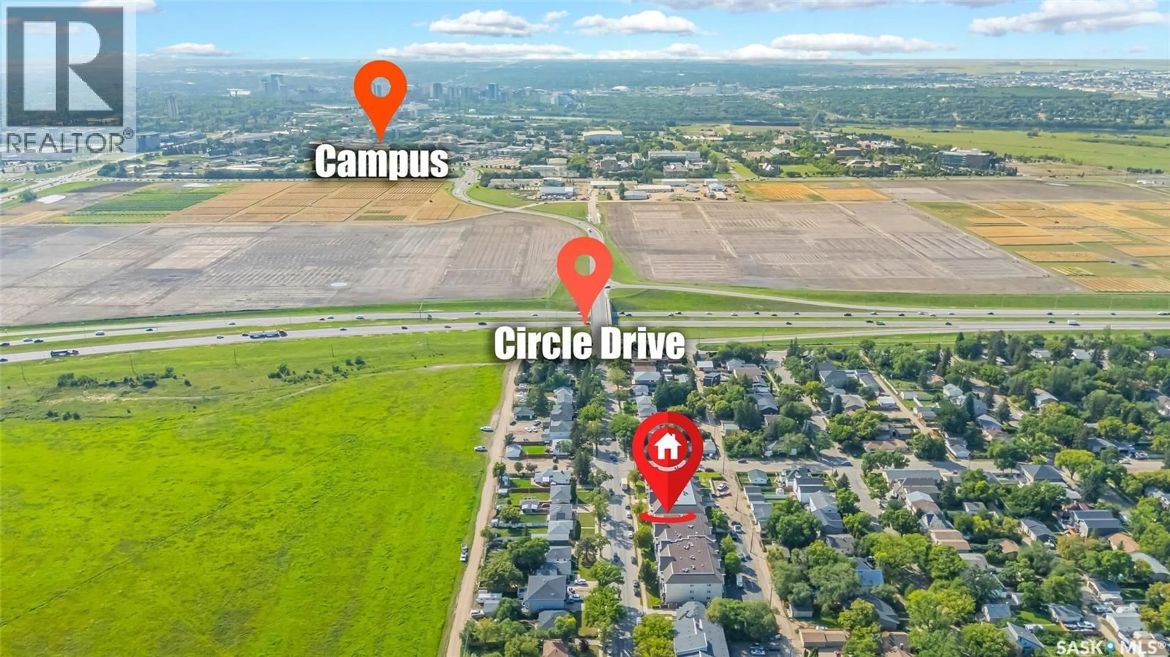 Picture of a map for 203 - 318 108TH STREET, Saskatoon Saskatchewan S7N1P8