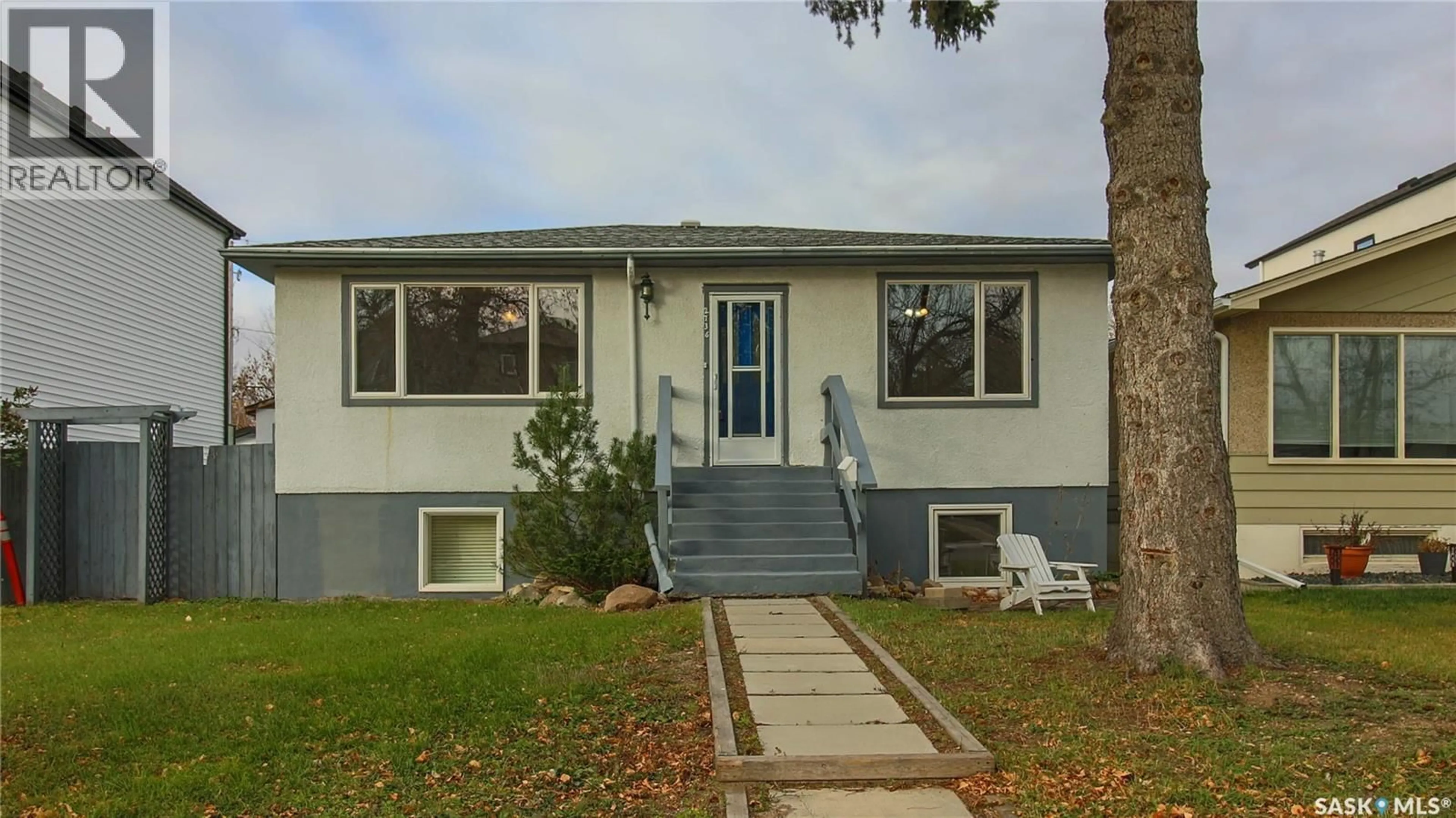 Home with vinyl exterior material, street for 2736 REYNOLDS STREET, Regina Saskatchewan S4N3P4