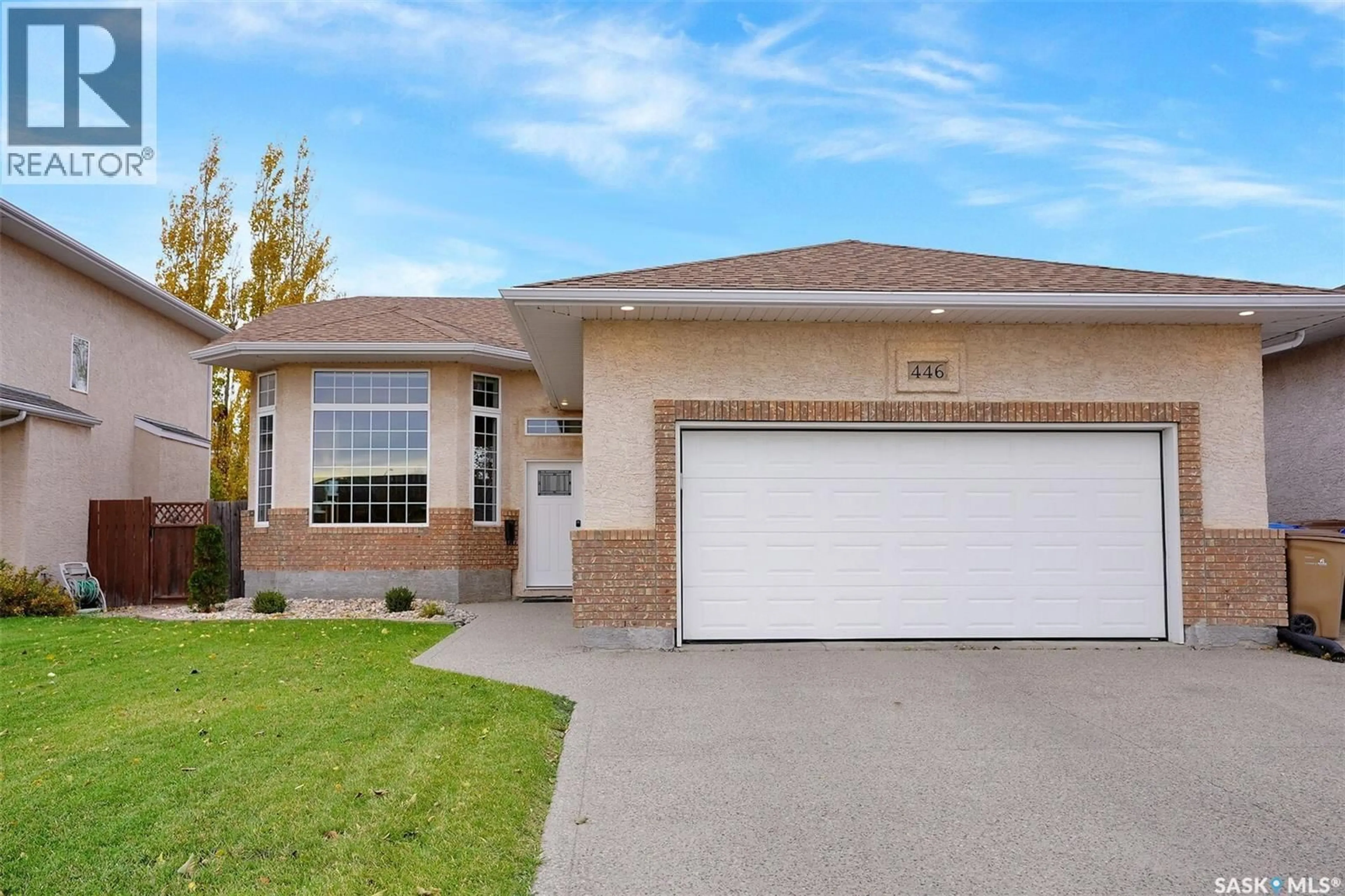 Home with brick exterior material, street for 446 FAIRWAY ROAD, Regina Saskatchewan S4Y1A2
