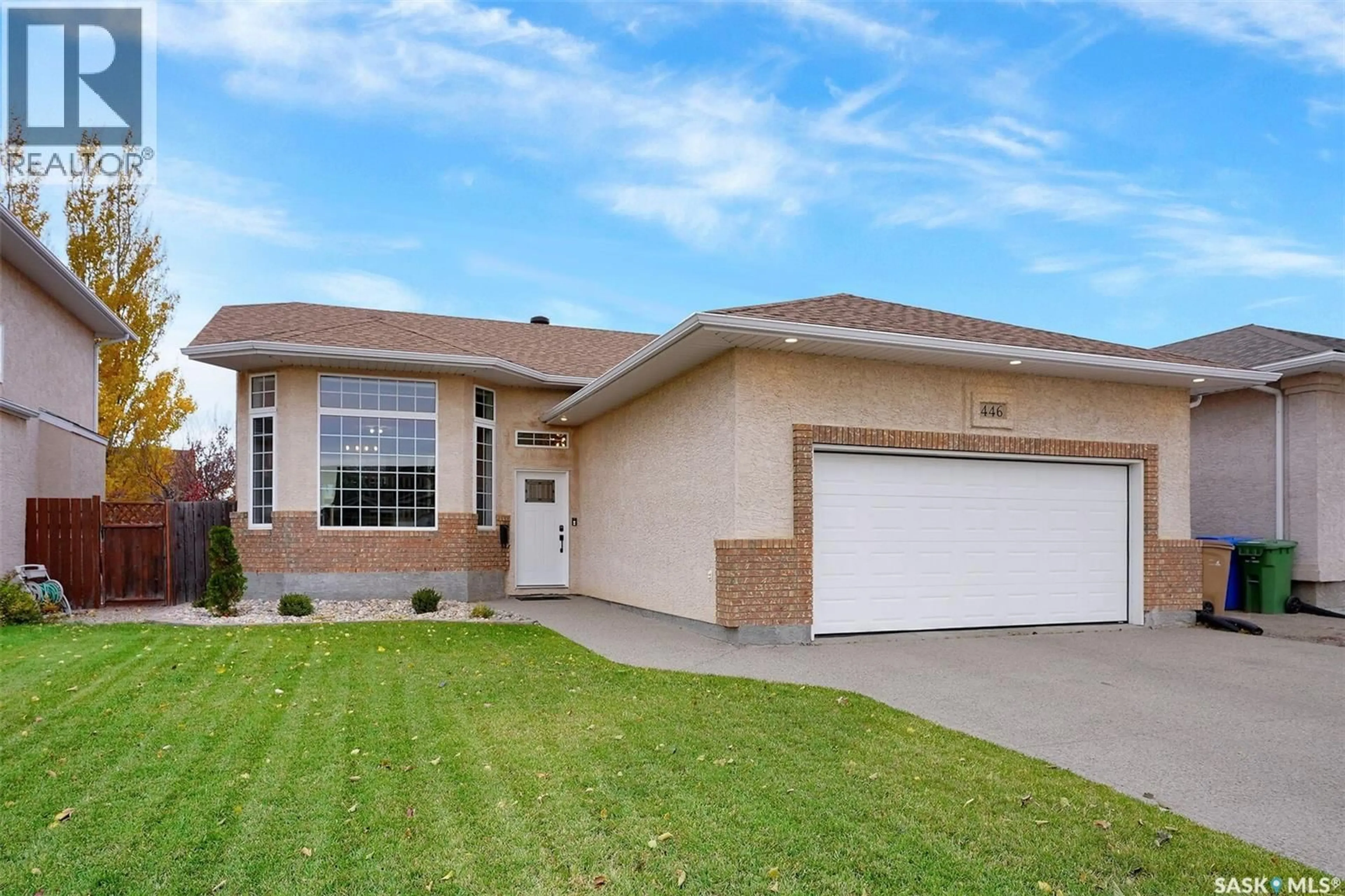 Home with brick exterior material, street for 446 FAIRWAY ROAD, Regina Saskatchewan S4Y1A2