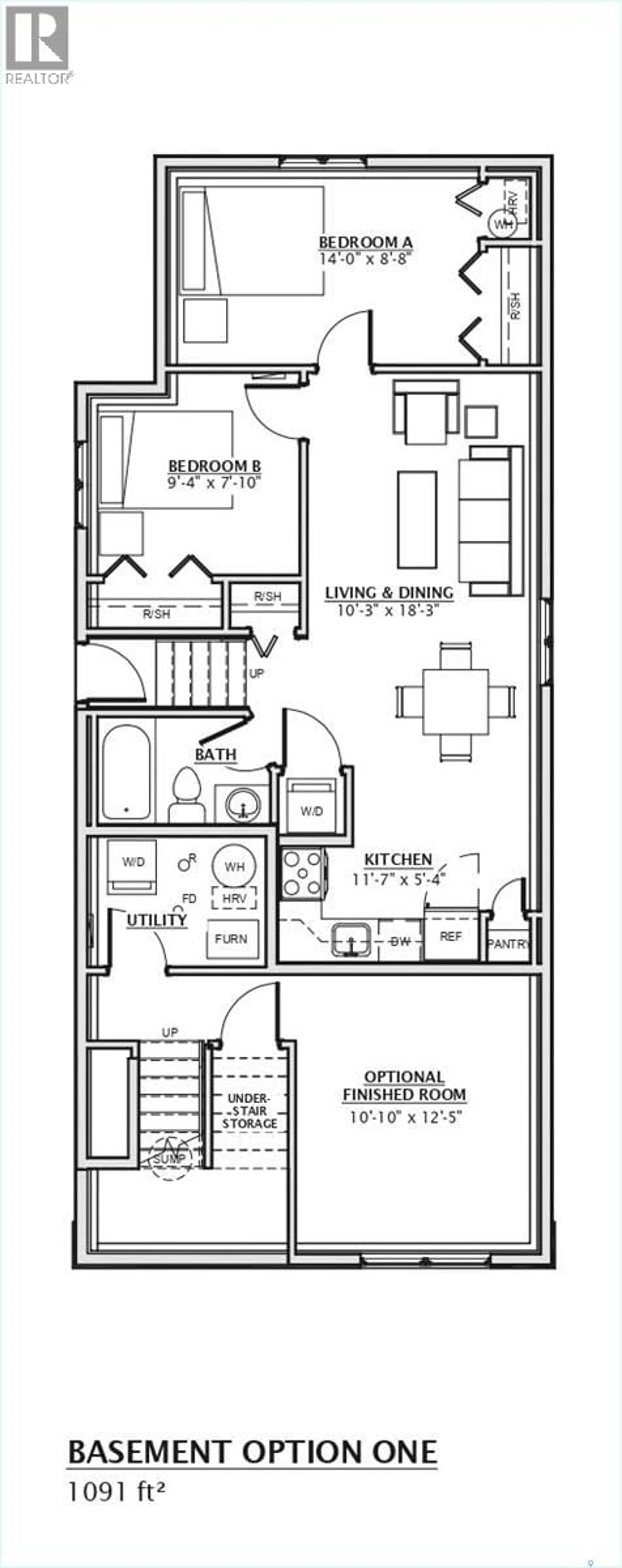 Floor plan for 104 STEHWIEN STREET, Saskatoon Saskatchewan S7W1M9
